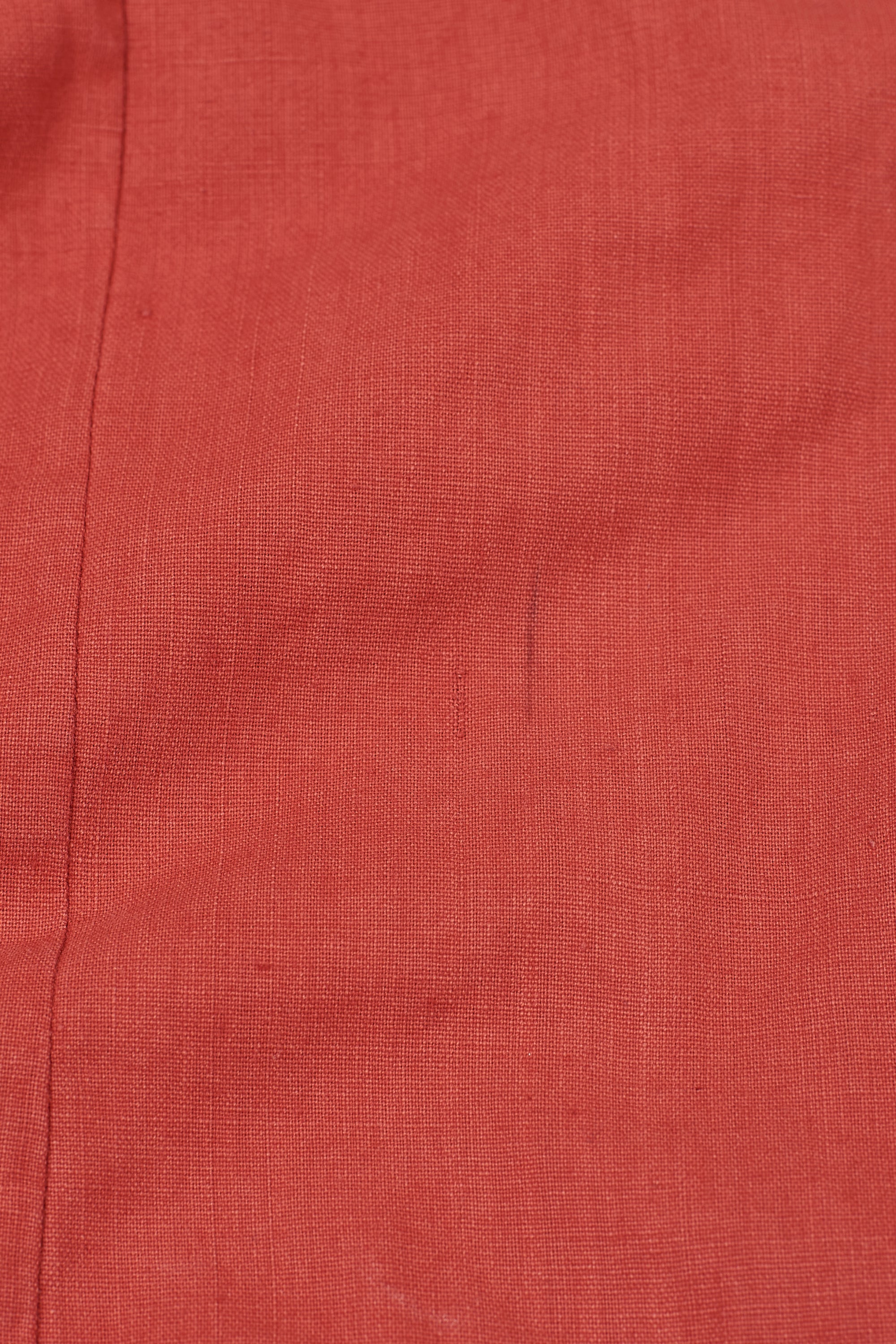 RED HANDSPUN COTTON SHIRT