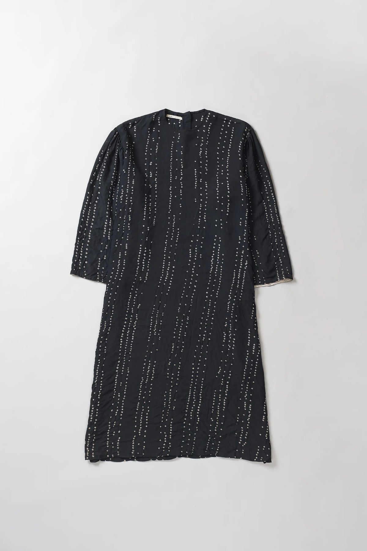 Relaxed Fit Silk Bandhani Women Dress
