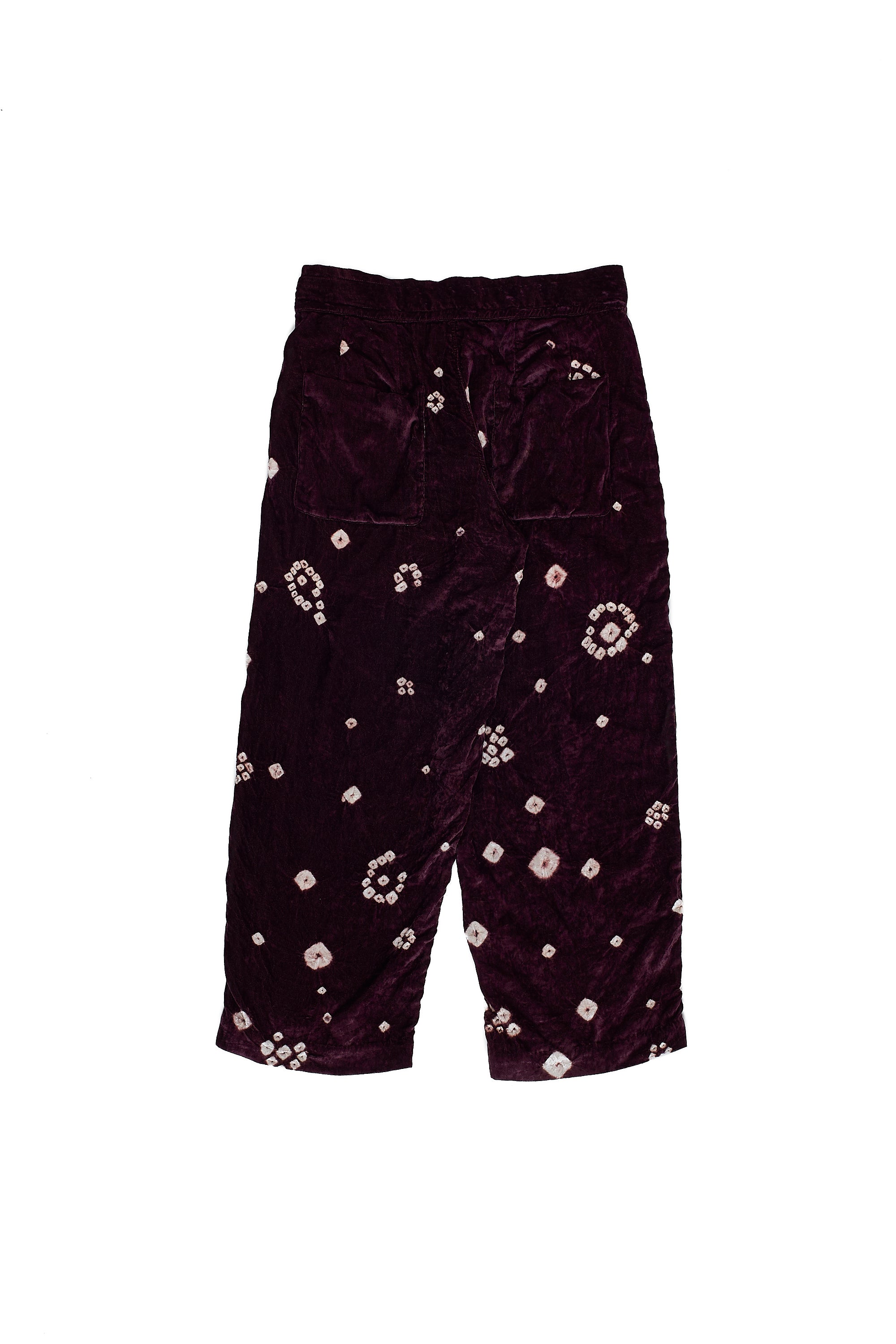VELVET PANT IN PURPLE