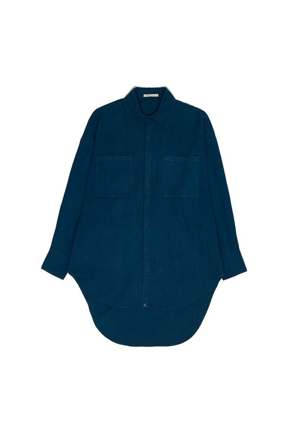 INDIGO OVERSIZED SHIRT