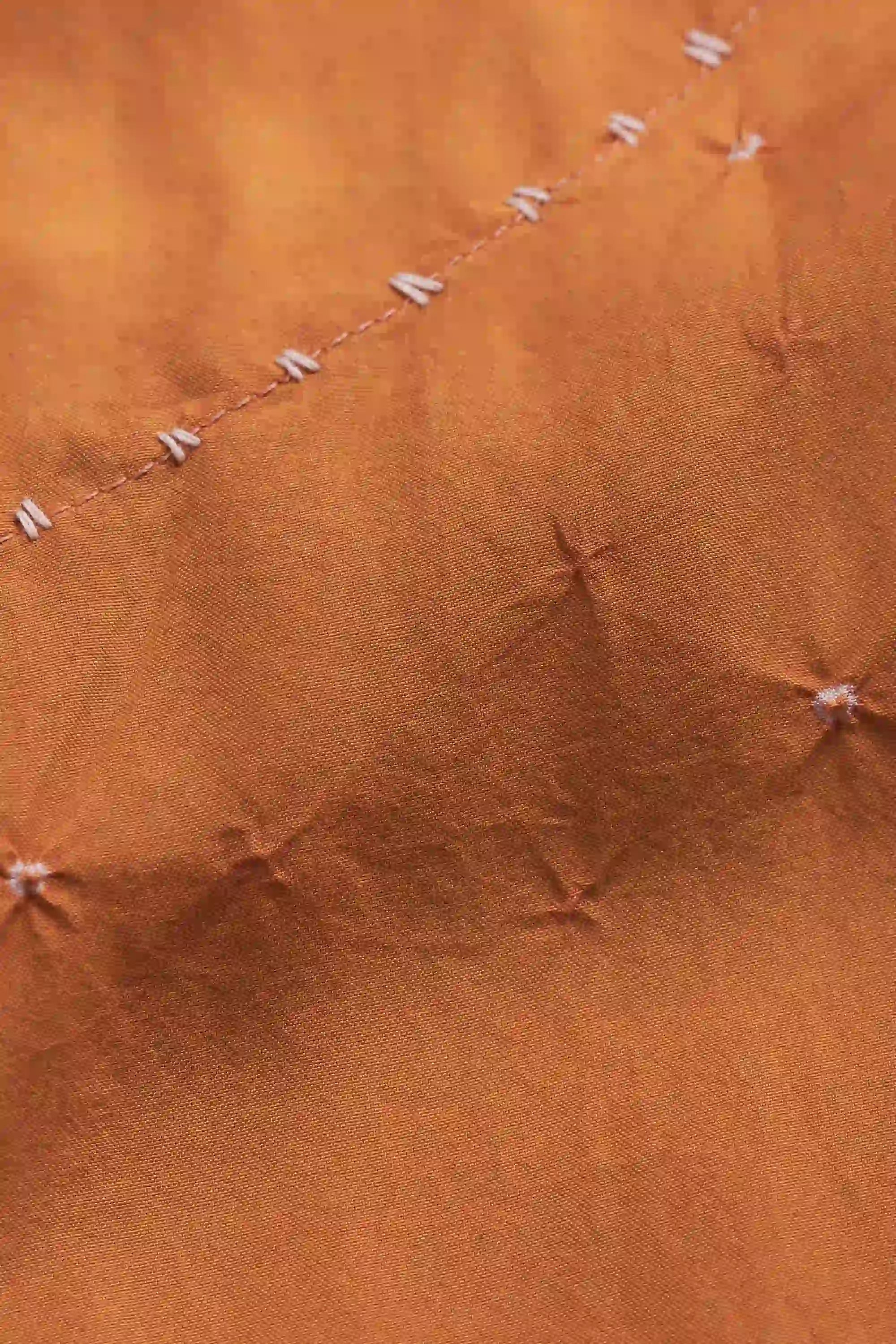 Bandhani Dress Sunset Orange