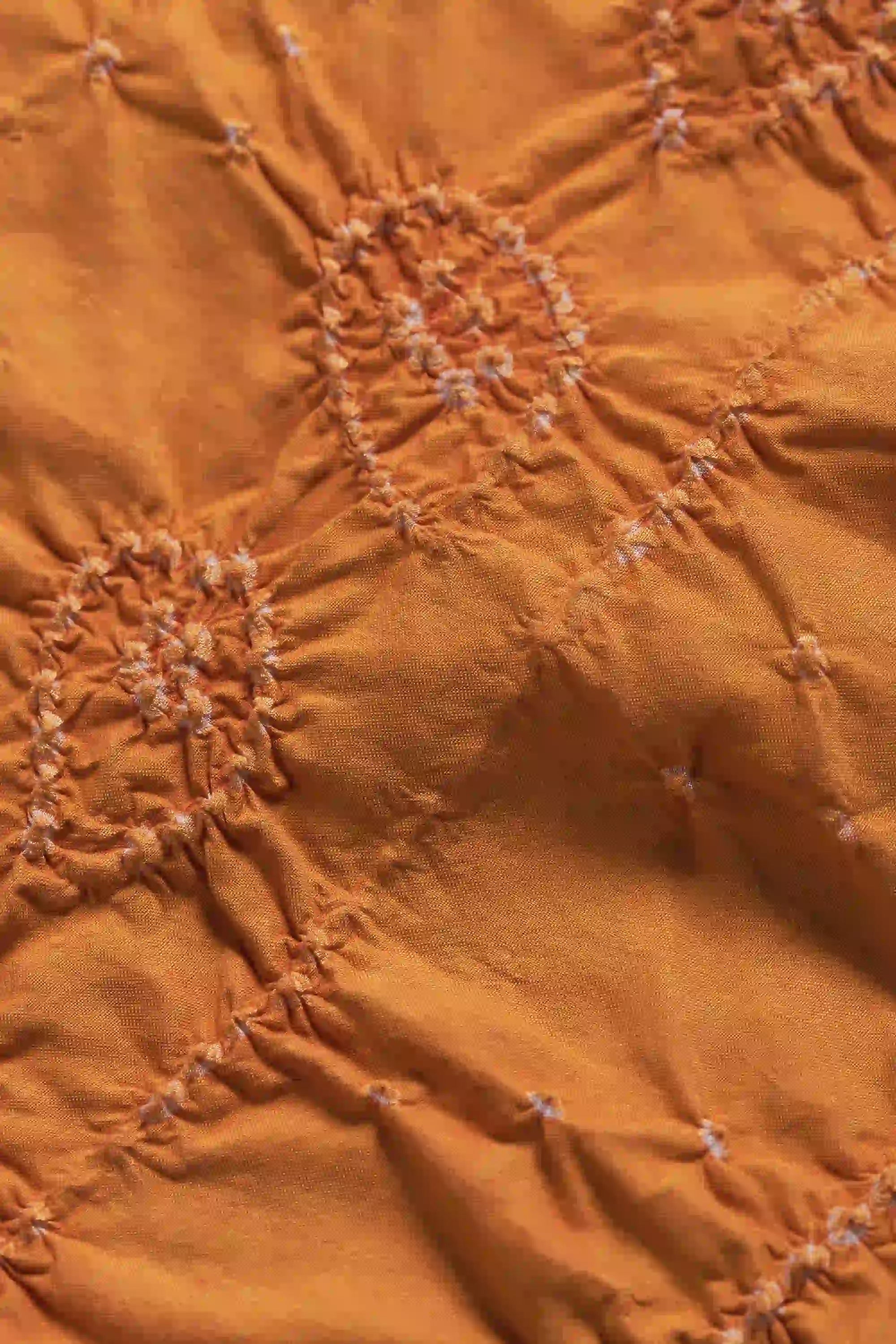 Bandhani Dress Sunset Orange