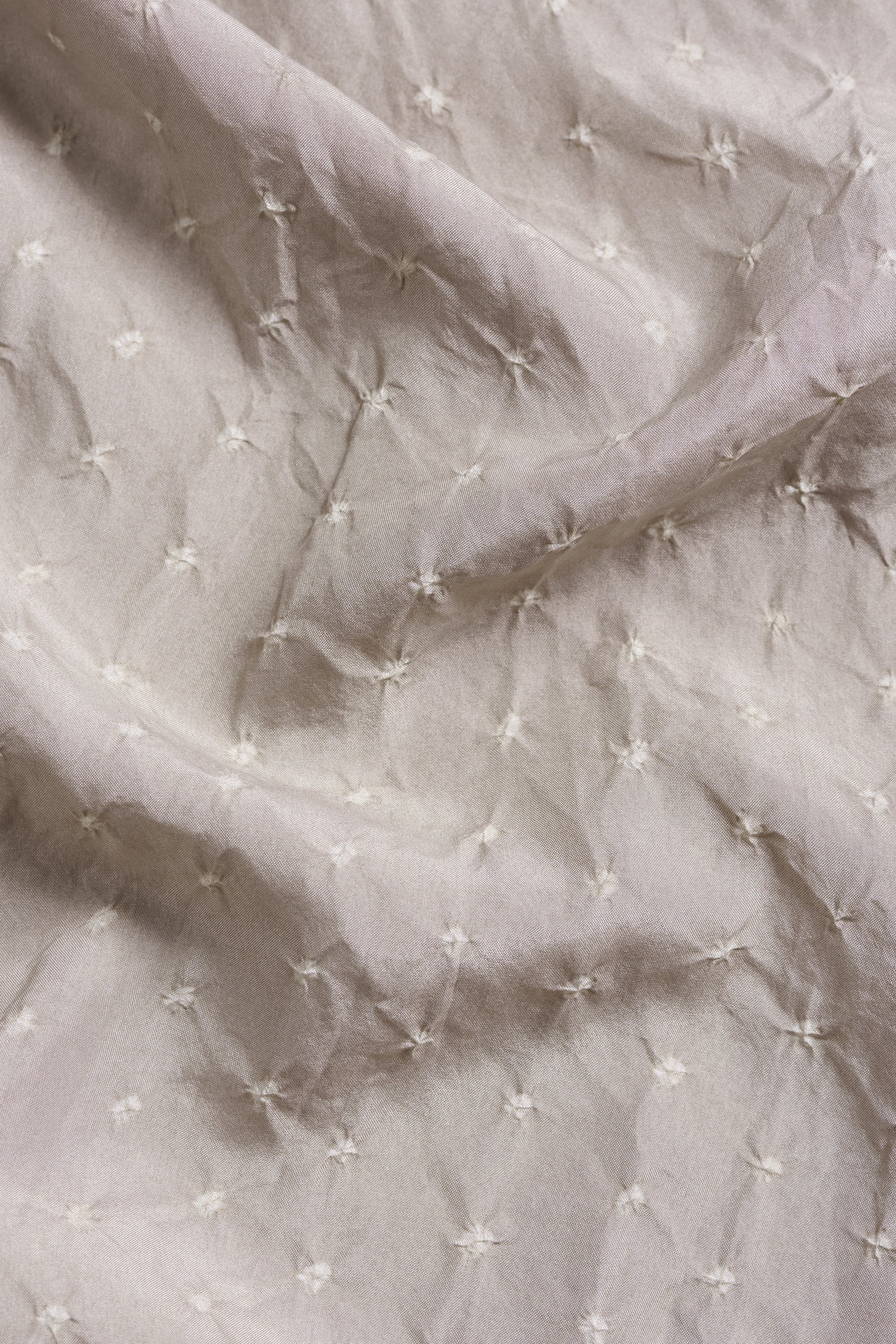 Close-up of gray fabric