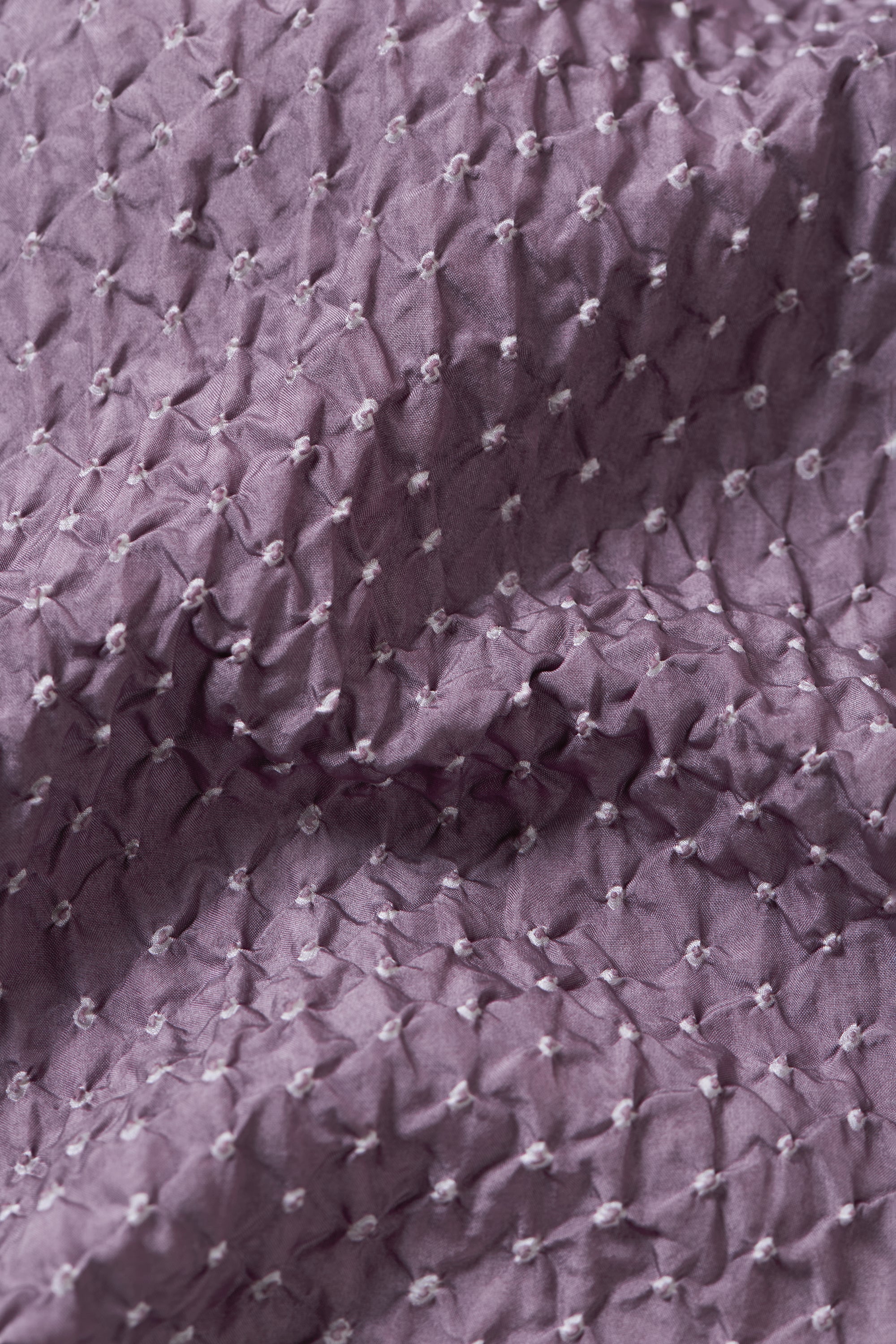 RELAXED FIT BANDHANI SHIRT DYED IN JAMUN