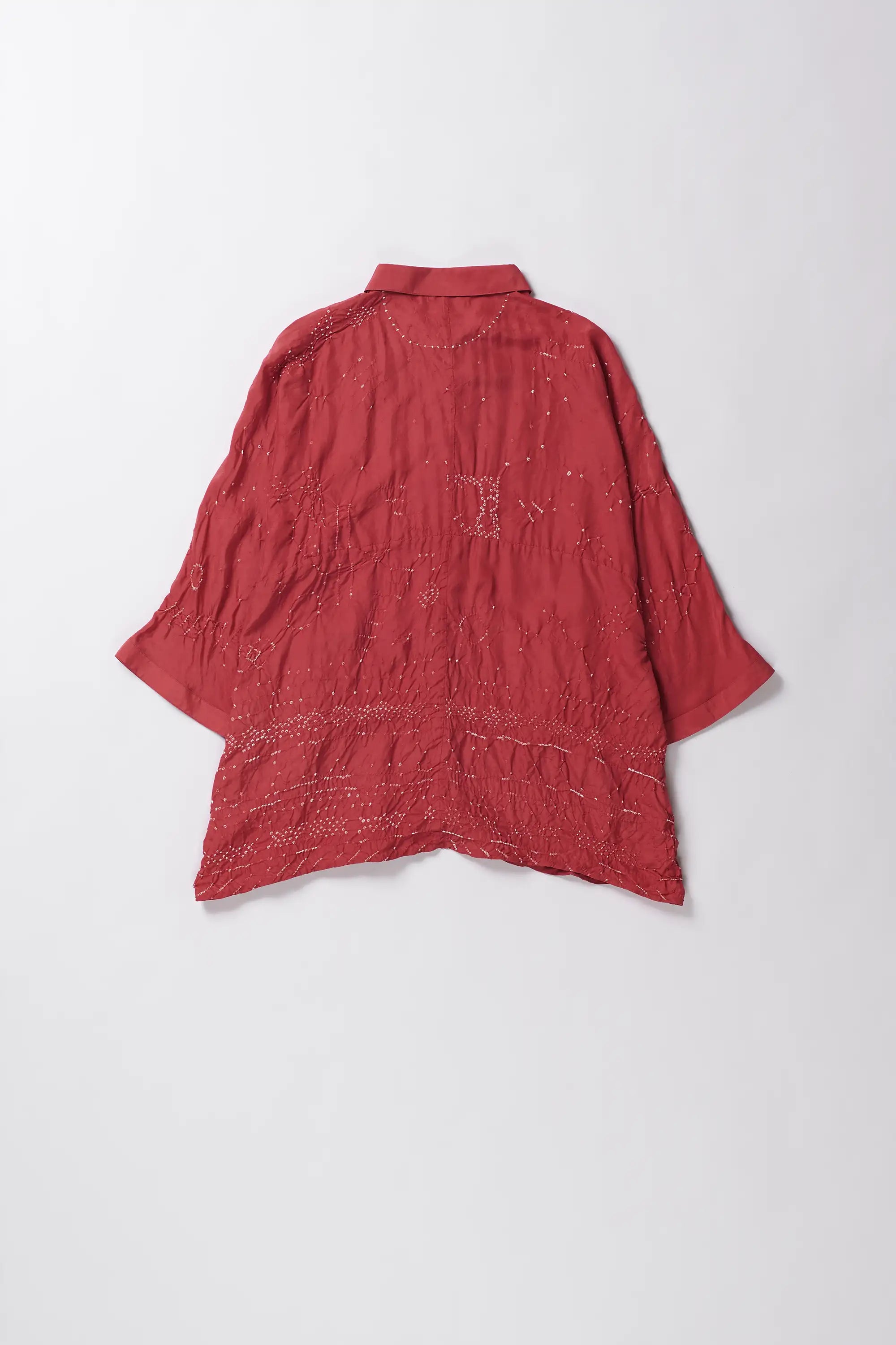Silk Shirt in Red