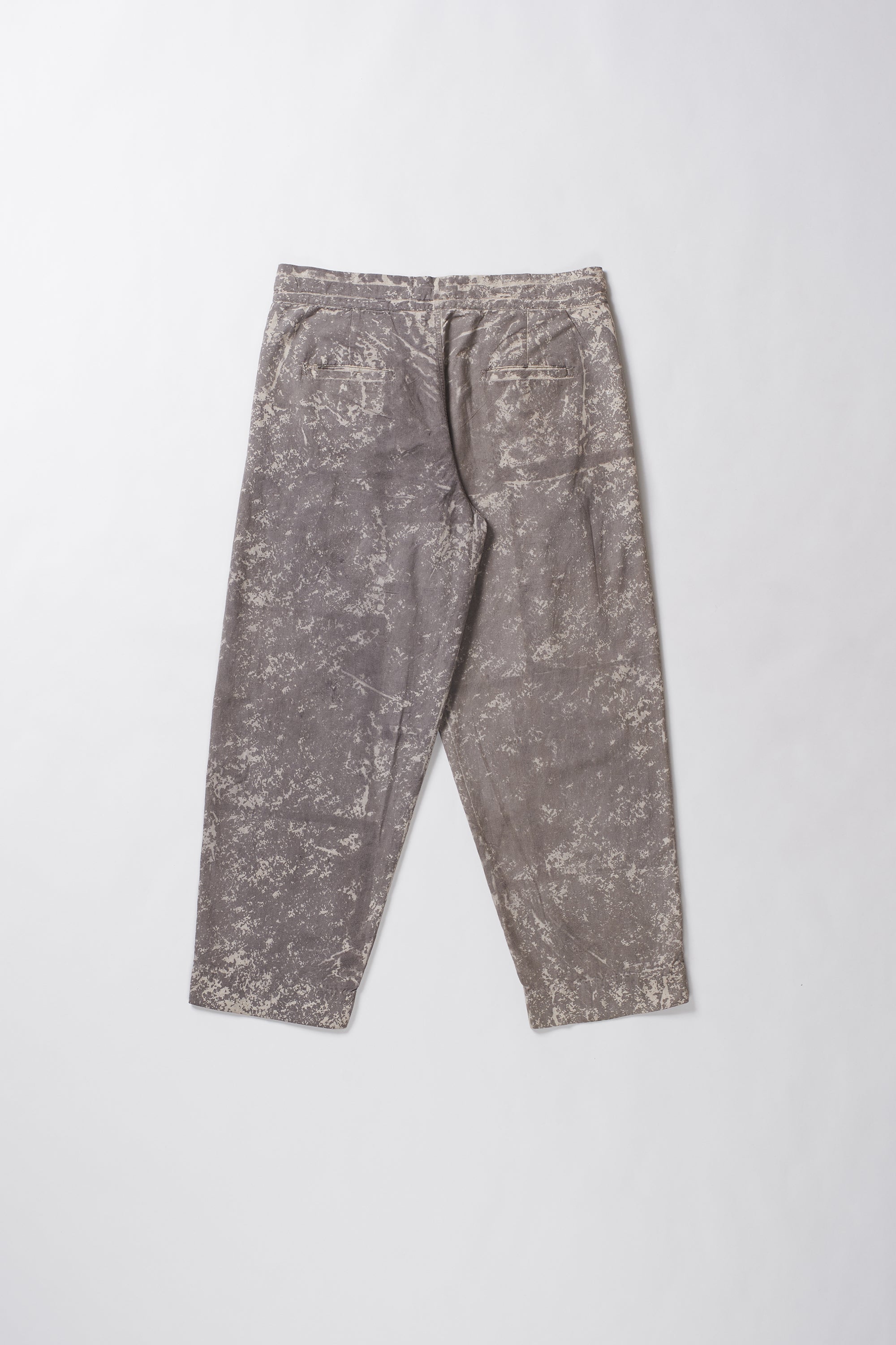 Gray patterned pants