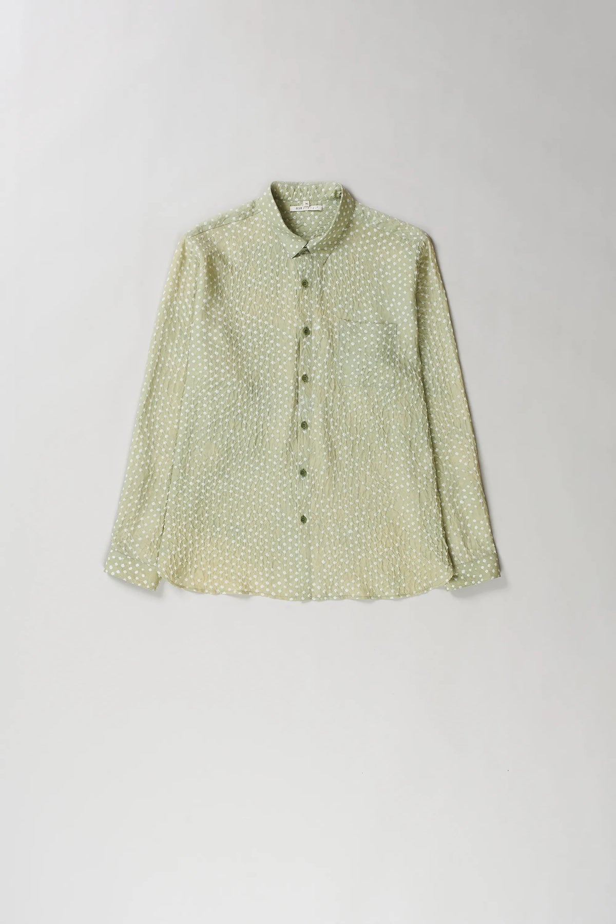 Mint Green Bandhani Unisex Shirt