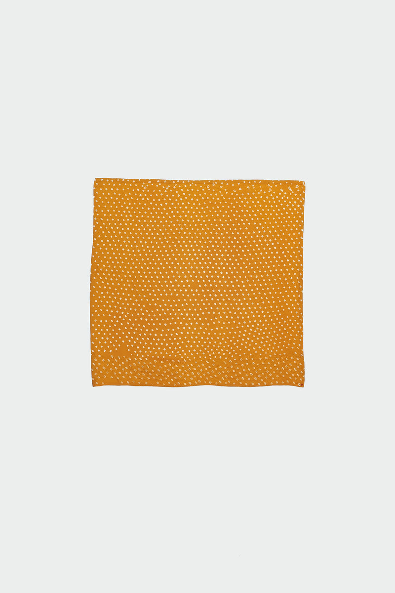 MANGO YELLOW SILK BANDHANI SQSMALL