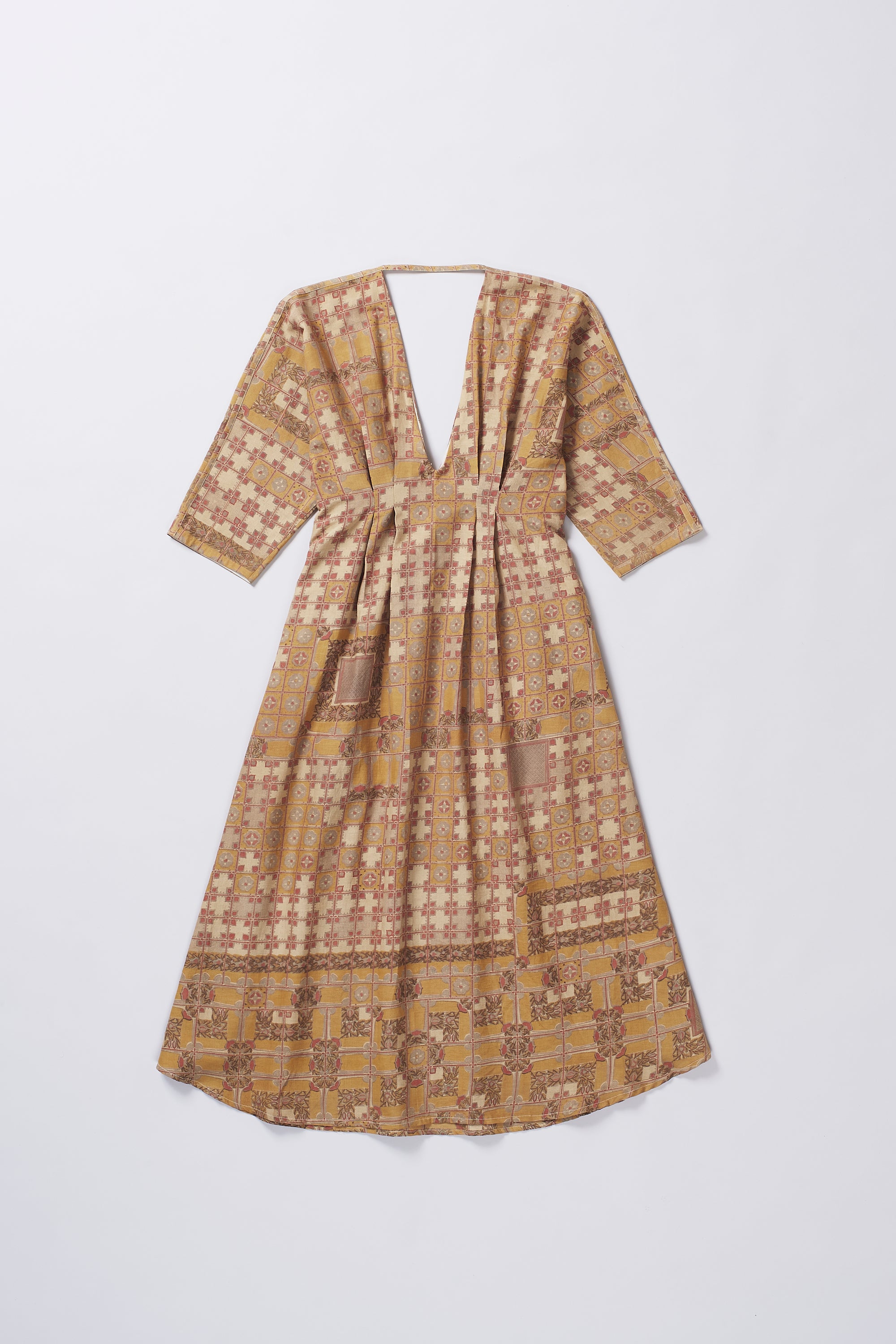 CHETTINAD INSPIRED SCREEN PRINTED DRESS