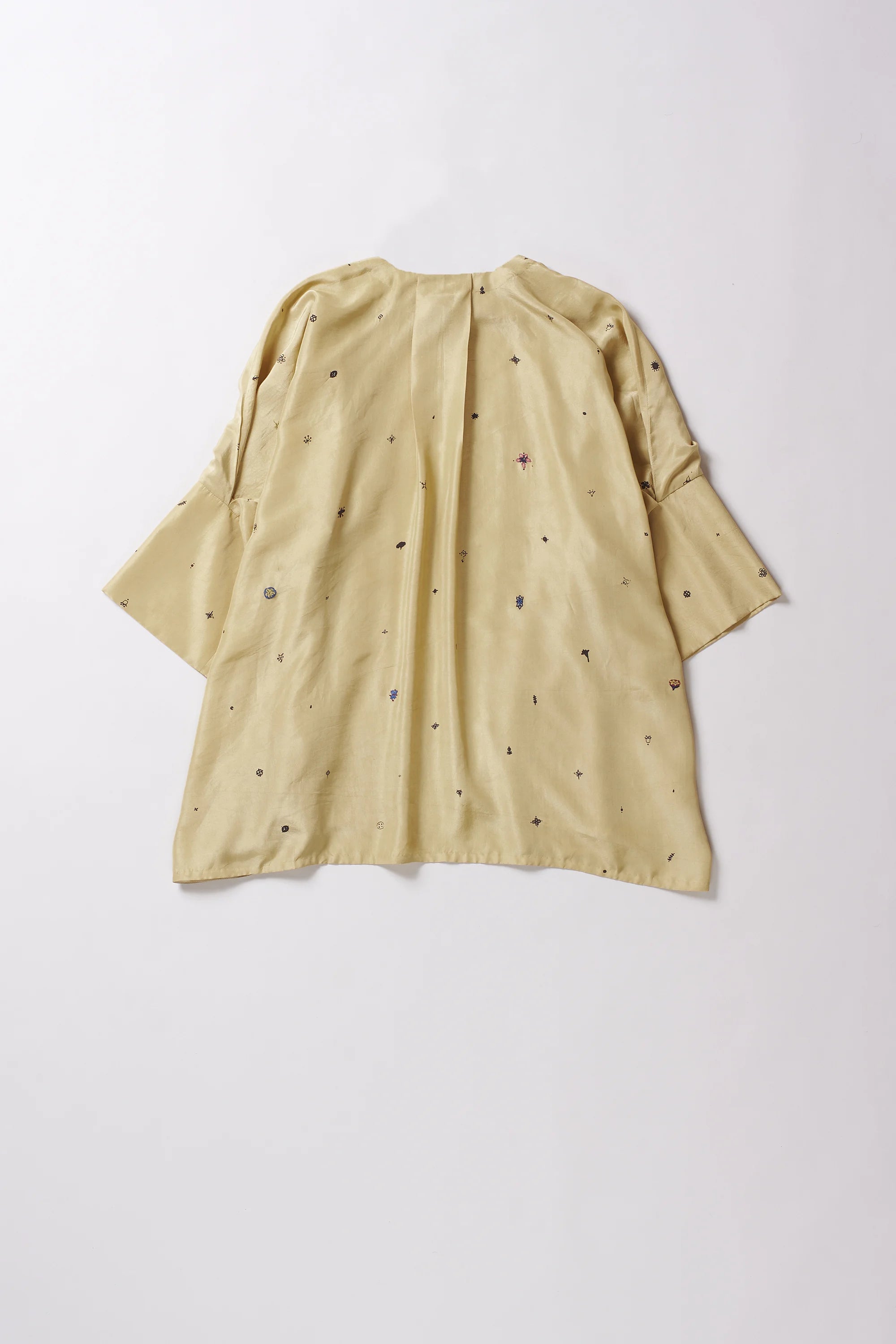 Whiskey Gold Silk Shrug