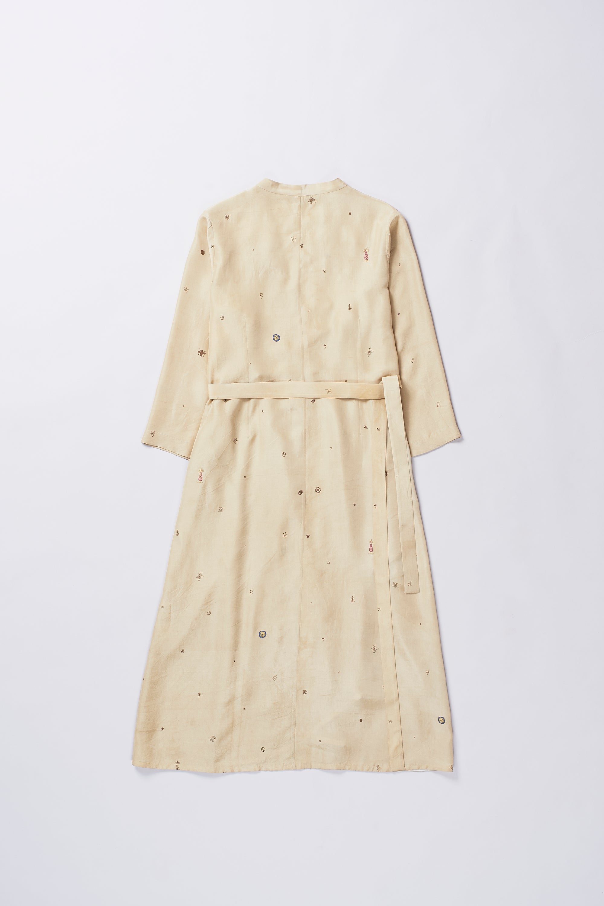 WHISKEY GOLD SILK DRESS