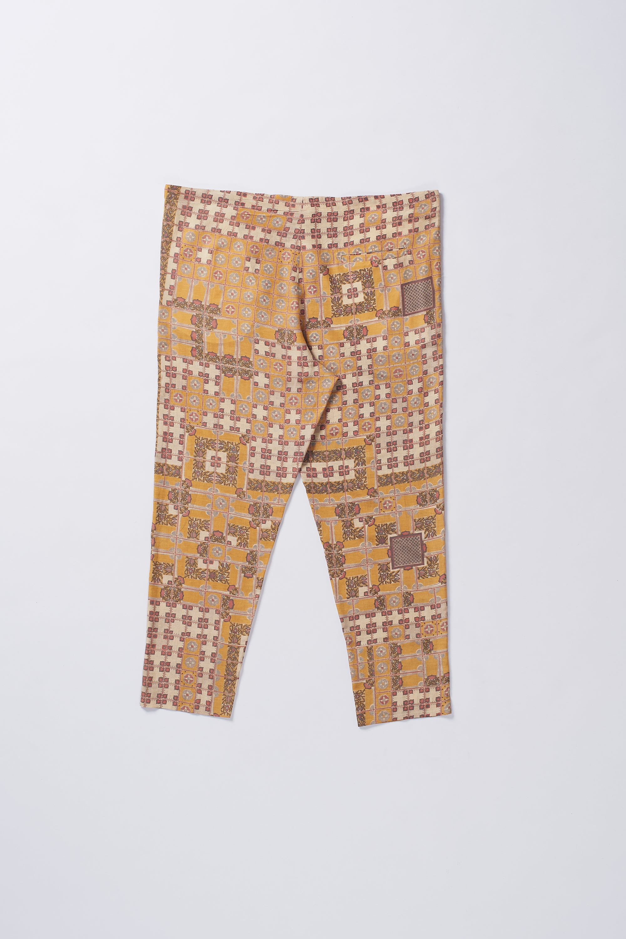 CHETTINAD INSPIRED MULTI-COLOUR DRAWSTRING PANTS