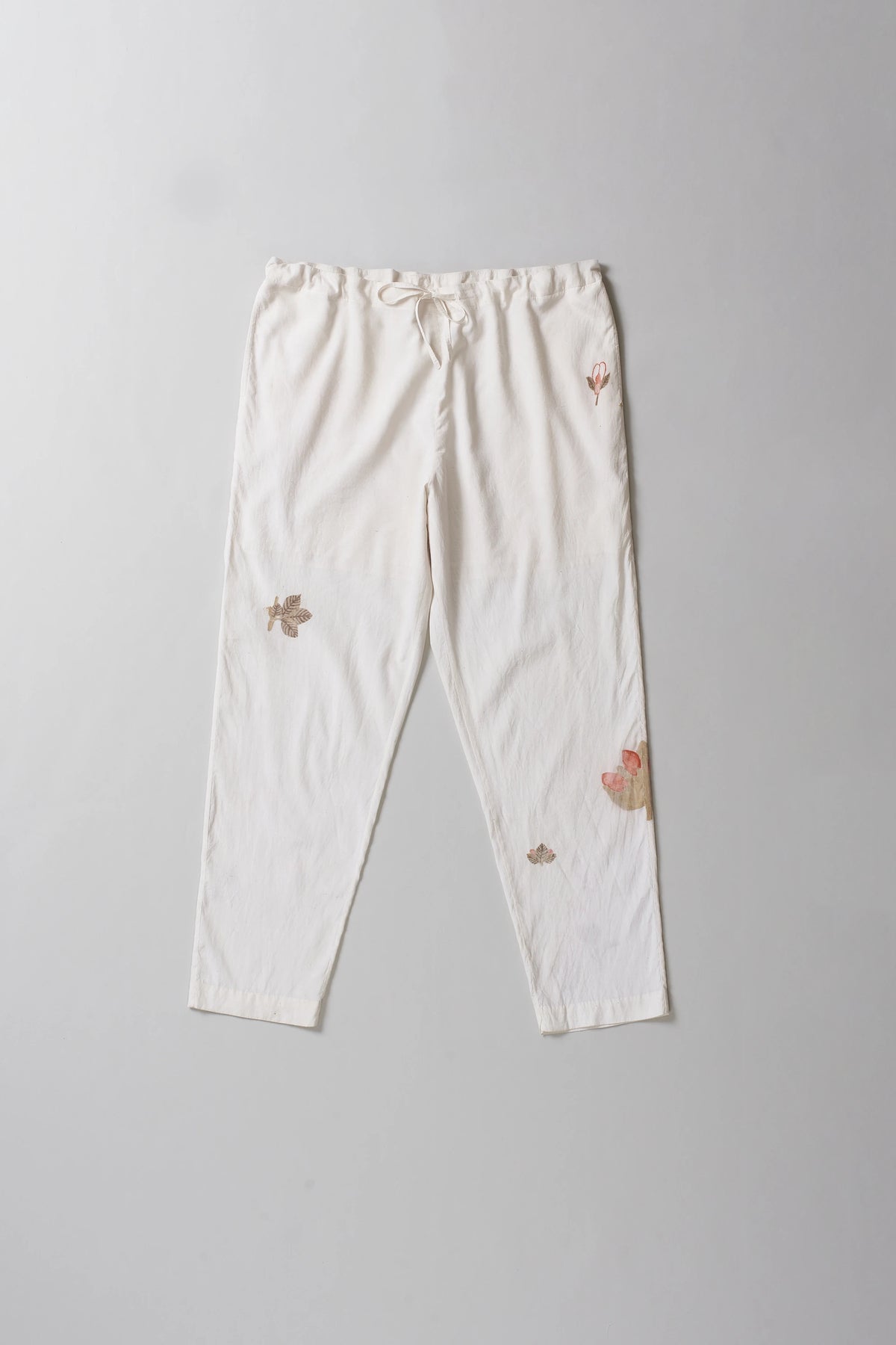 Handpainted Ecru Pant