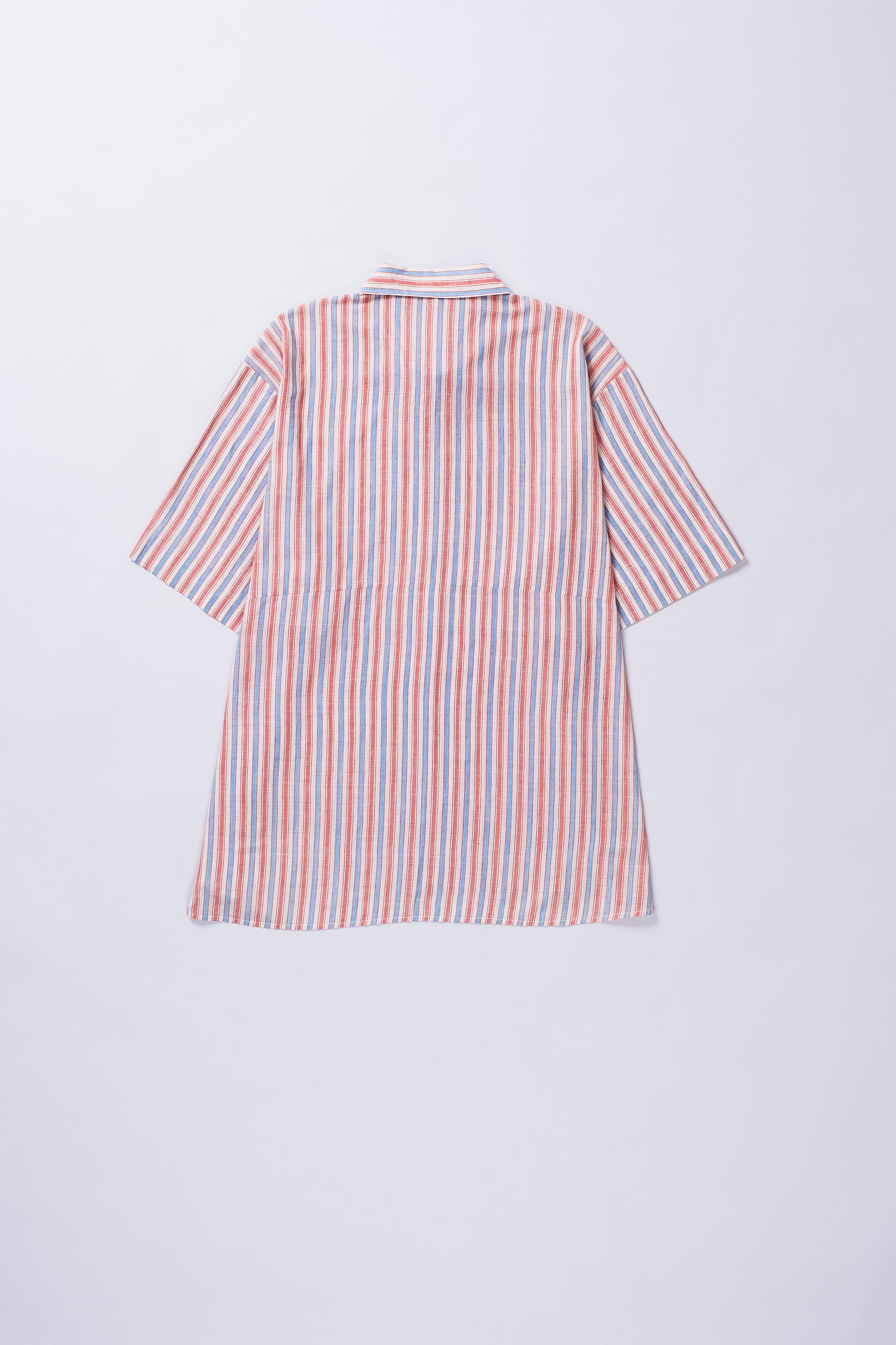 MULTI-COLOUR YARN DYED WEFT STRIPES SHIRT