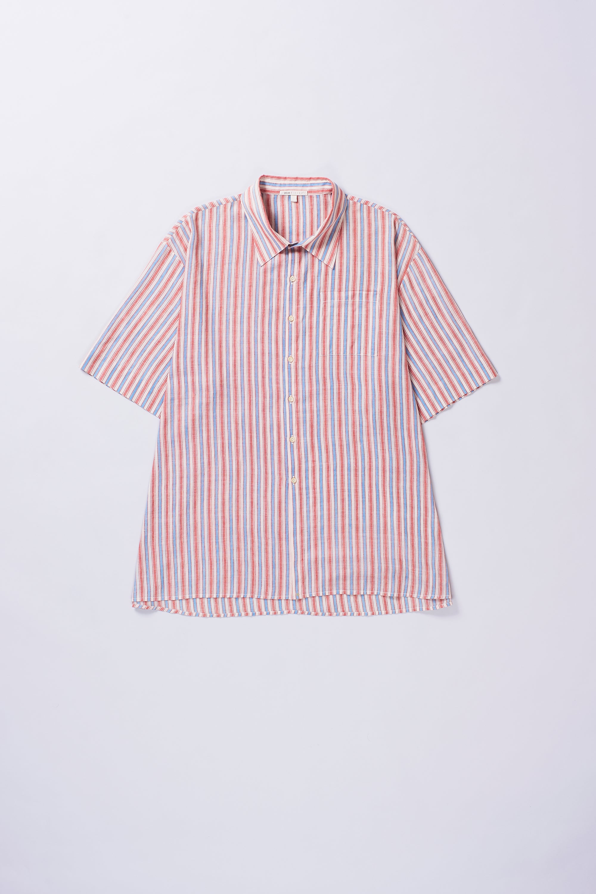 MULTI-COLOUR YARN DYED WEFT STRIPES SHIRT