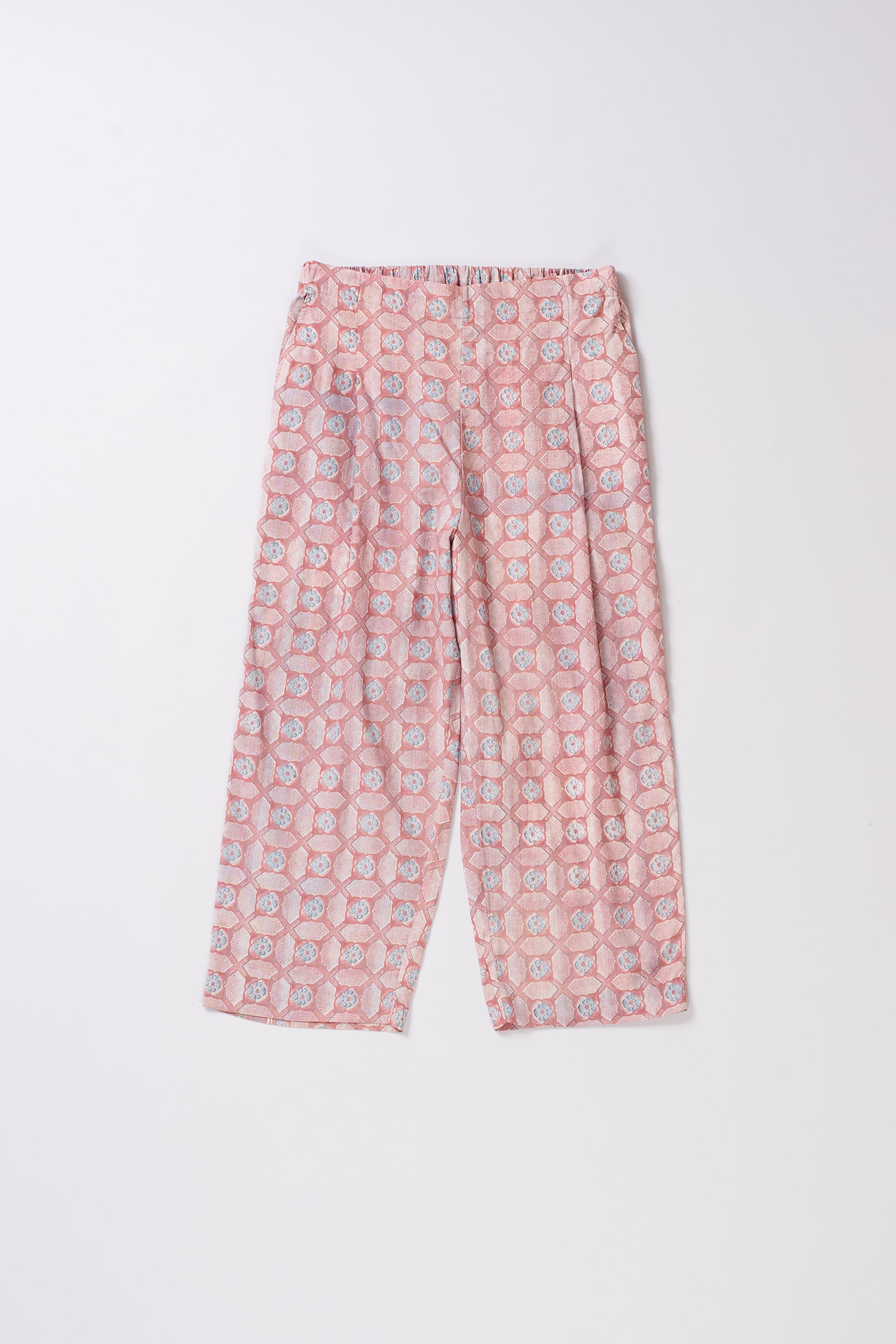 BRICK RED UNISEX SCREEN PRINT TROUSER