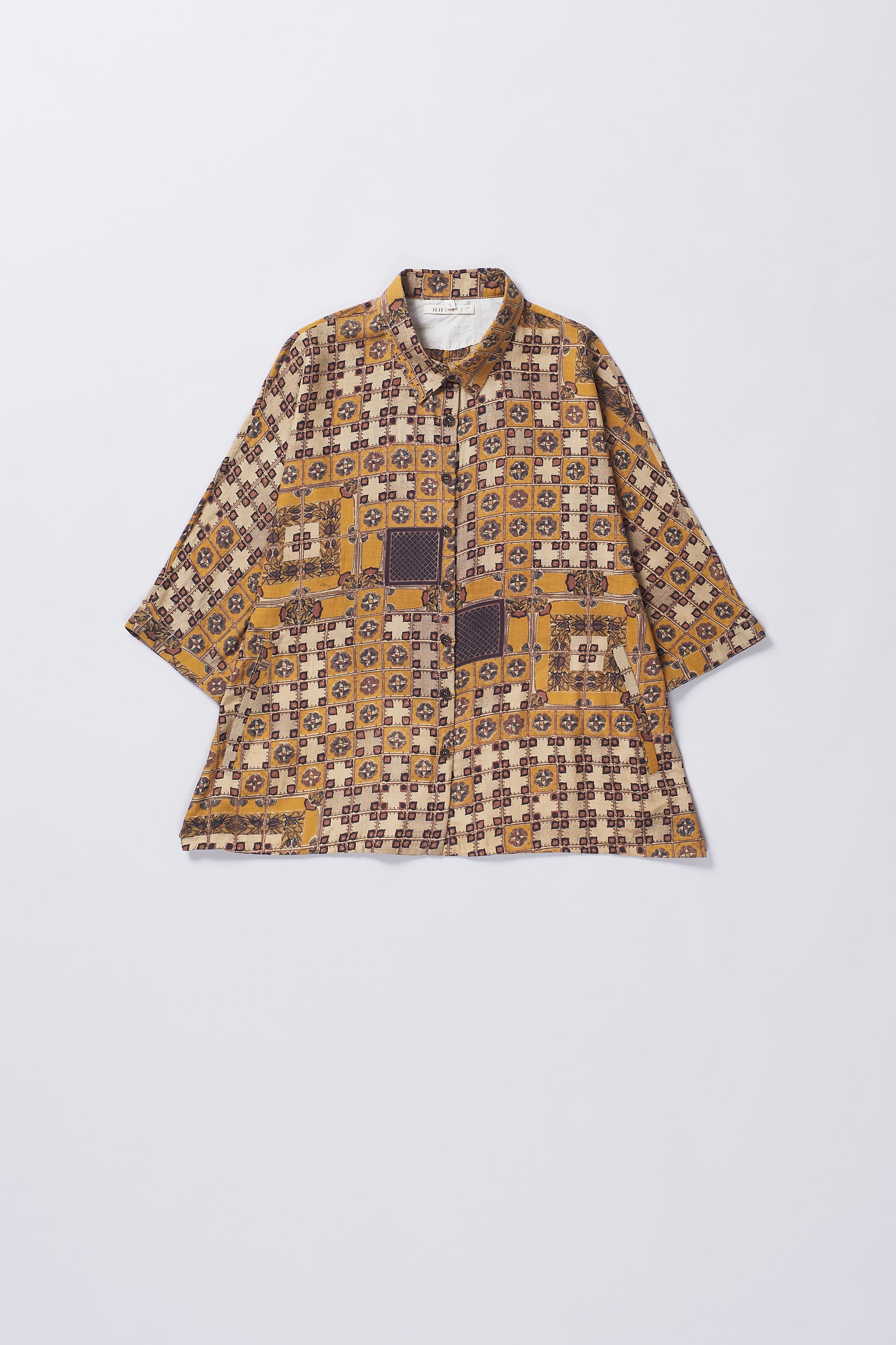 CHETTINAD INSPIRED SCREEN PRINTED SHIRT