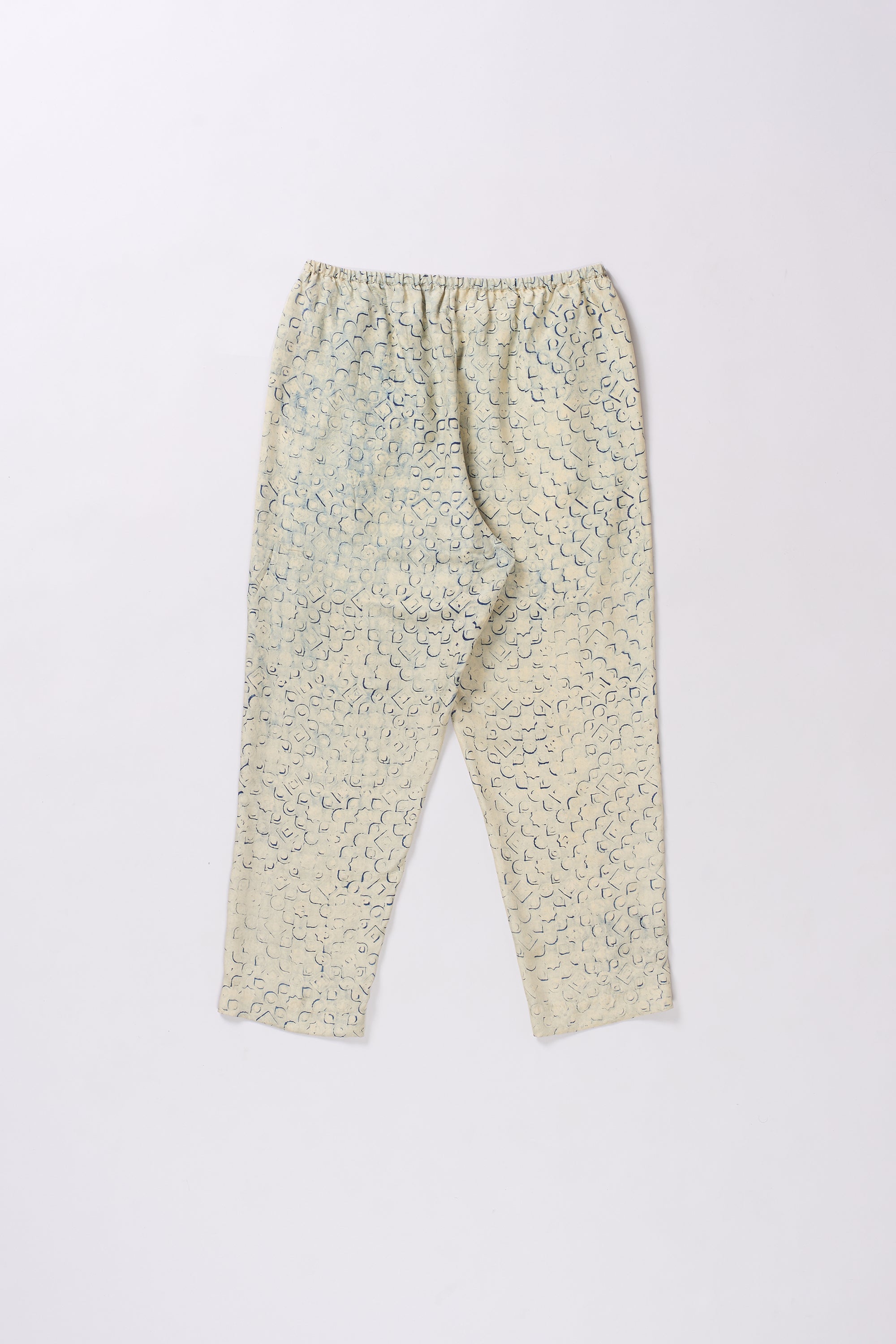 WHISKEY GOLD ELASTICATED ANKLE LENGTH WAIST PANTS