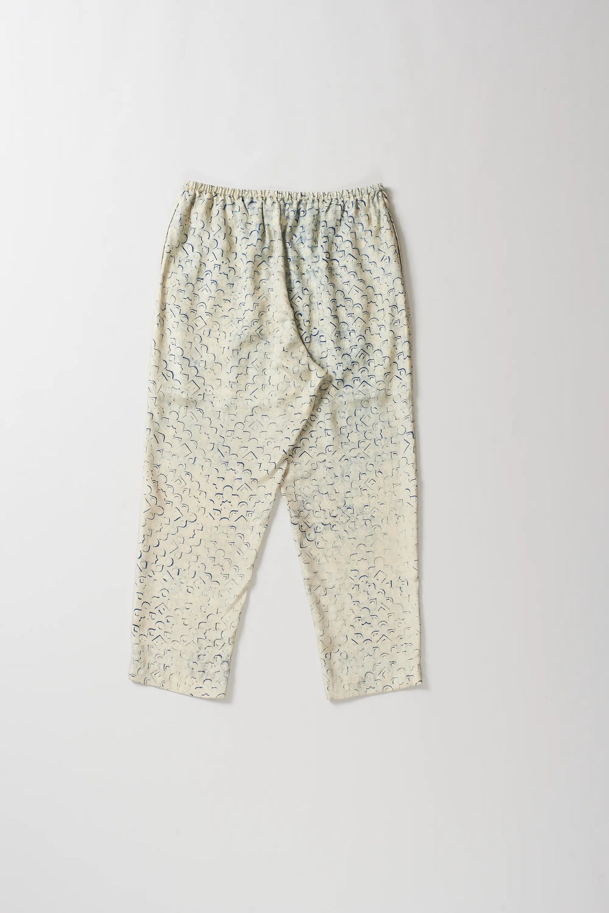 Whiskey Gold Block Print Pant