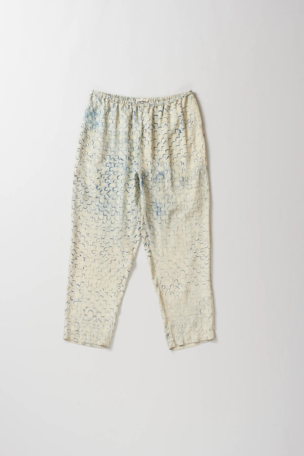 Whiskey Gold Block Print Pant