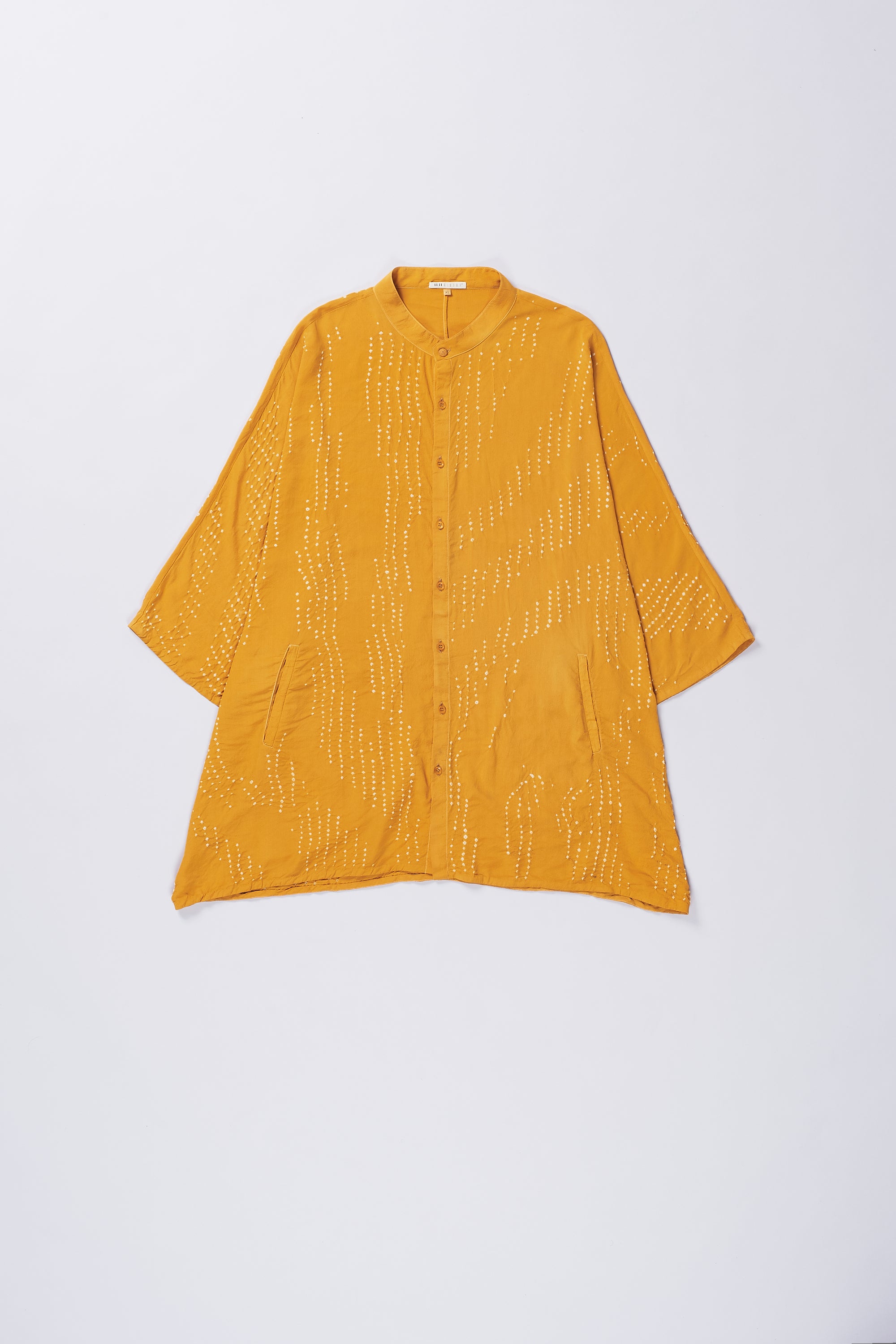 MUSTARD YELLOW COTTON UNISEX SHIRT