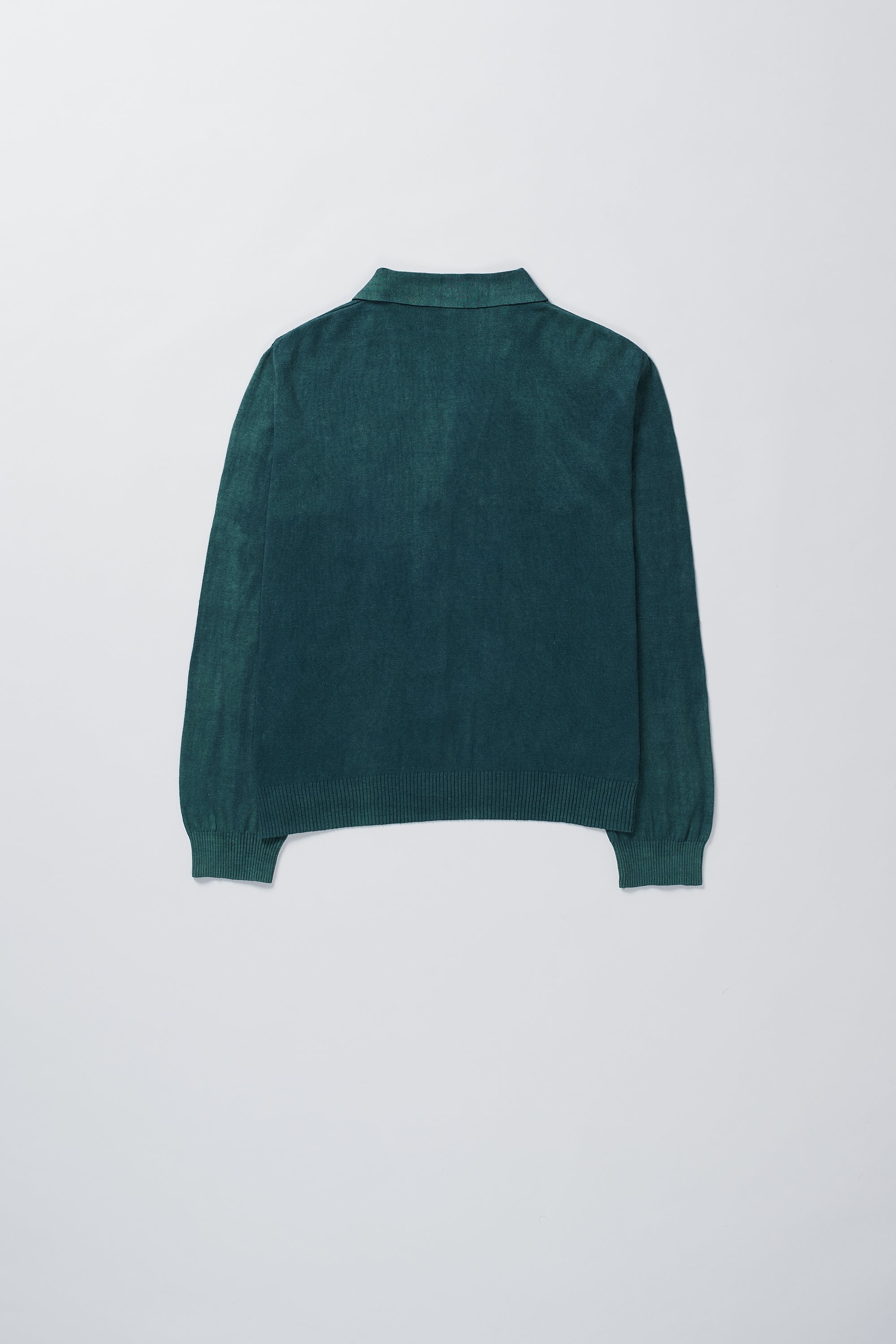 BOTTLE GREEN  COTTON CARDIGAN