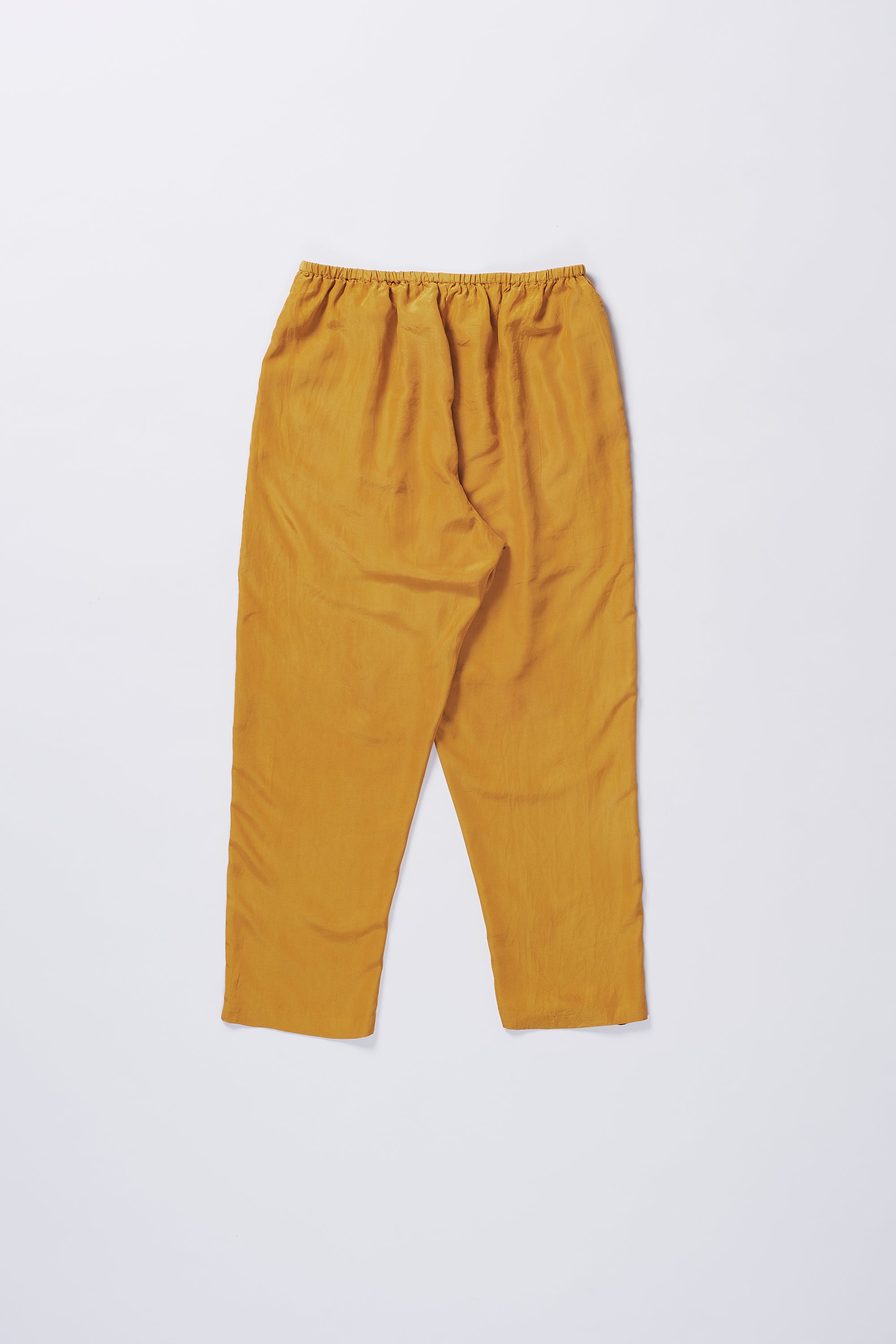 ELASTIC TROUSER IN MUSTARD YELLOW