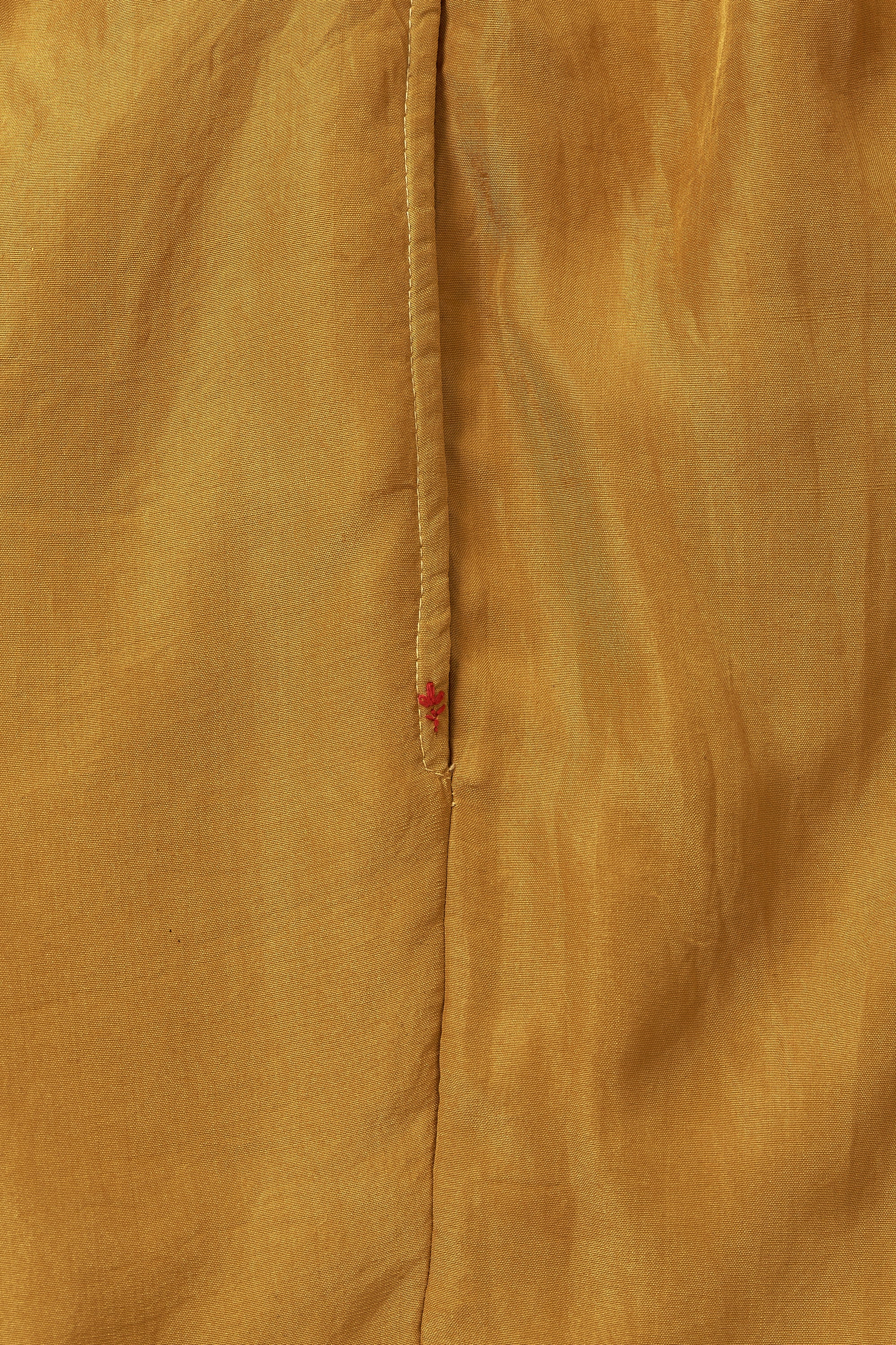 ELASTIC TROUSER IN MUSTARD YELLOW