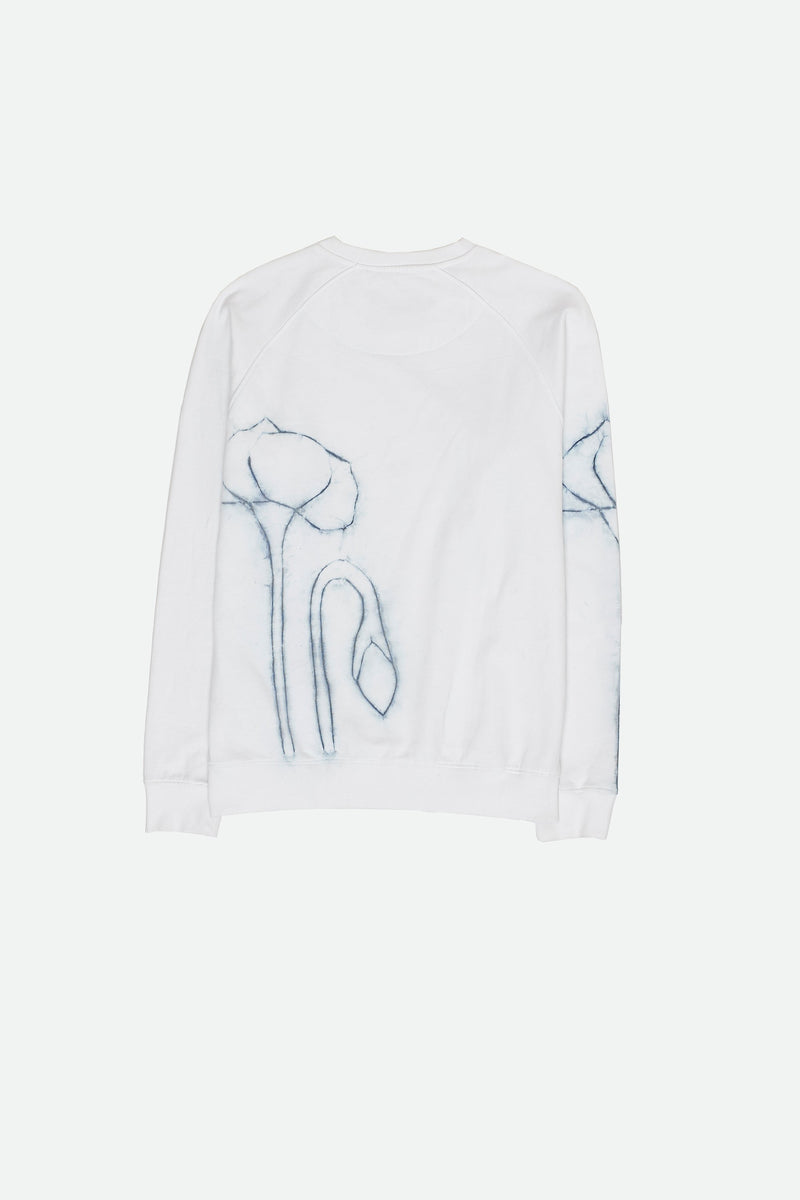 ECRU ORGANIC COTTON SWEATSHIRT