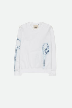 ECRU ORGANIC COTTON SWEATSHIRT