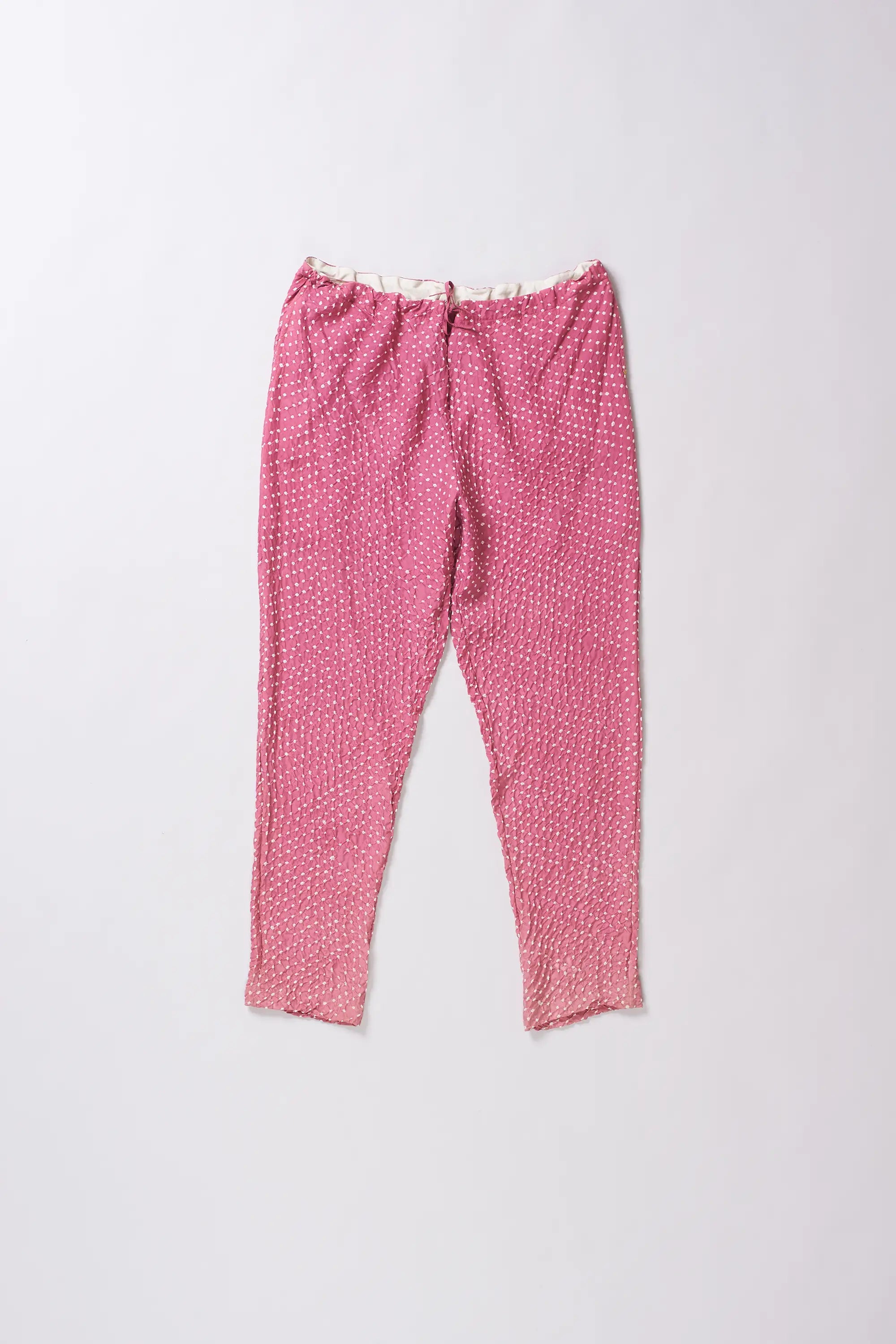 Ungendered Bandhani Silk String Pant