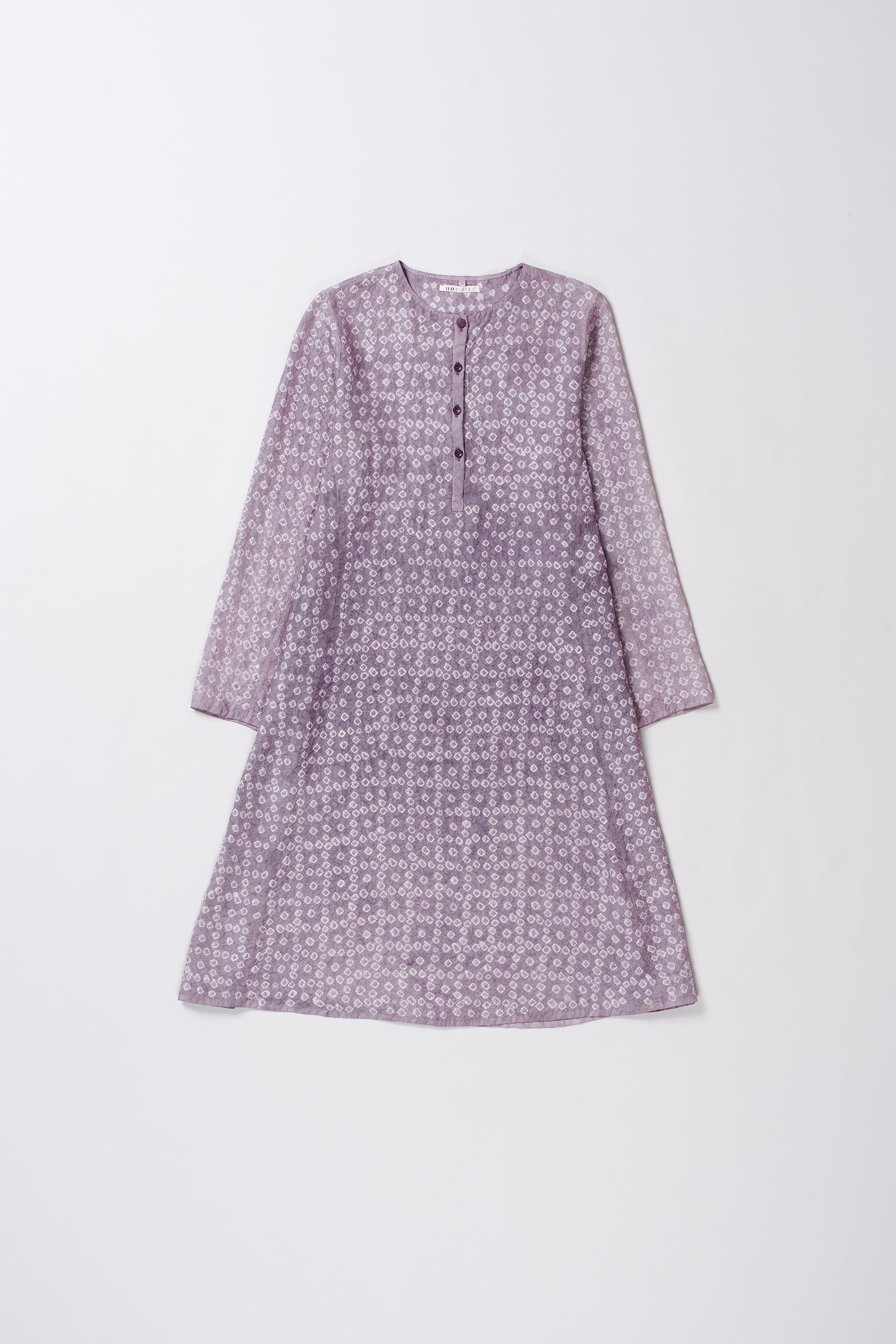 JAMUN BANDHANI SILK KURTA DRESS