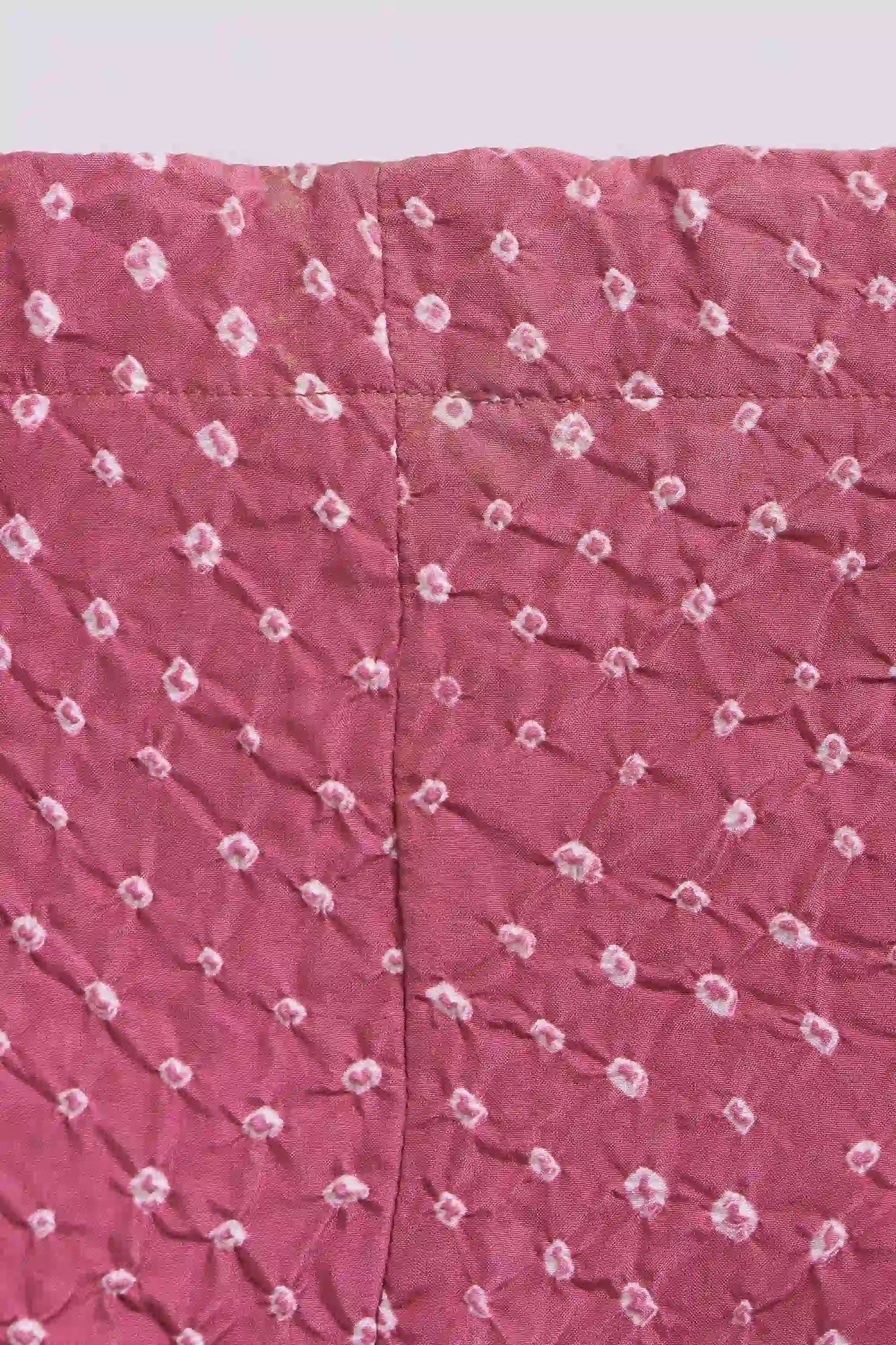 Ungendered Bandhani Silk String Pant