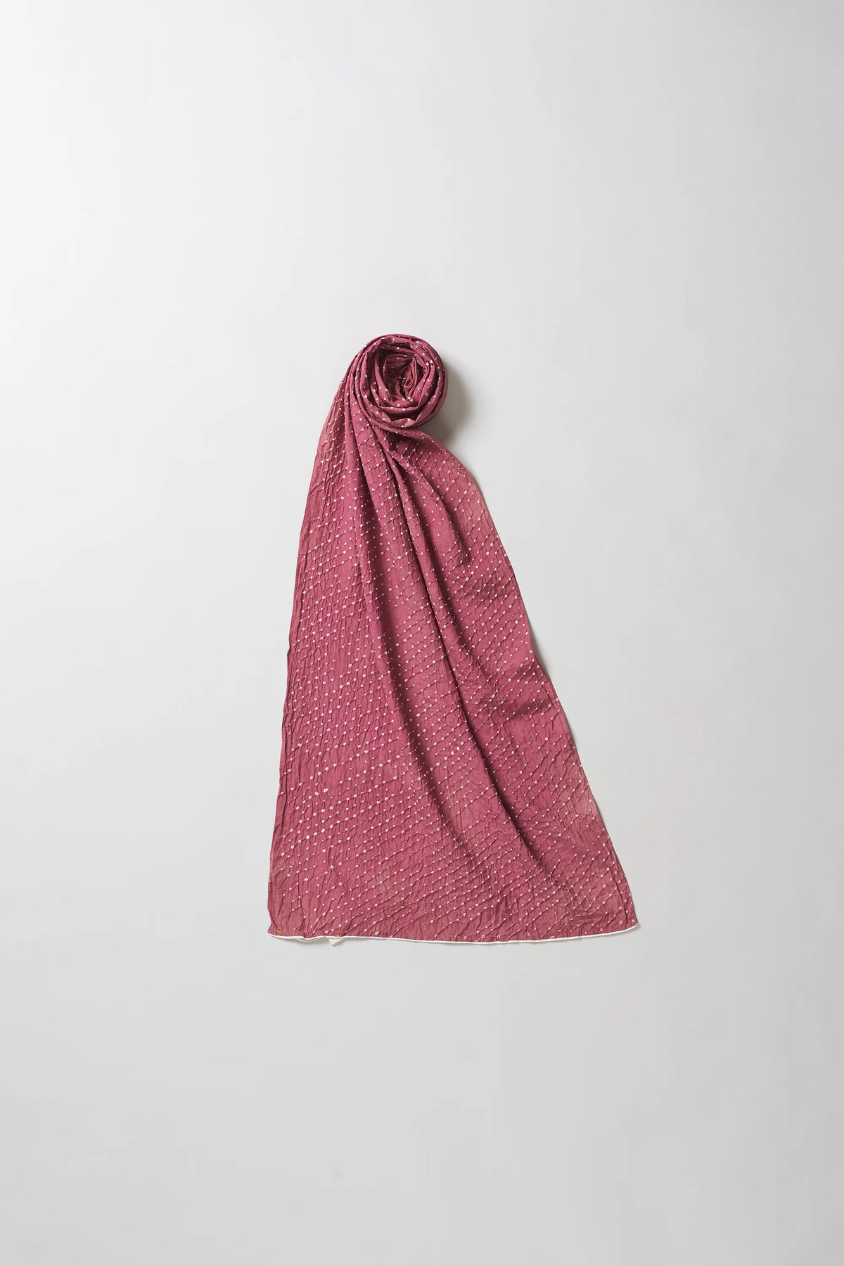 Cotton Silk Blend Scarf in Fuchsia Pink