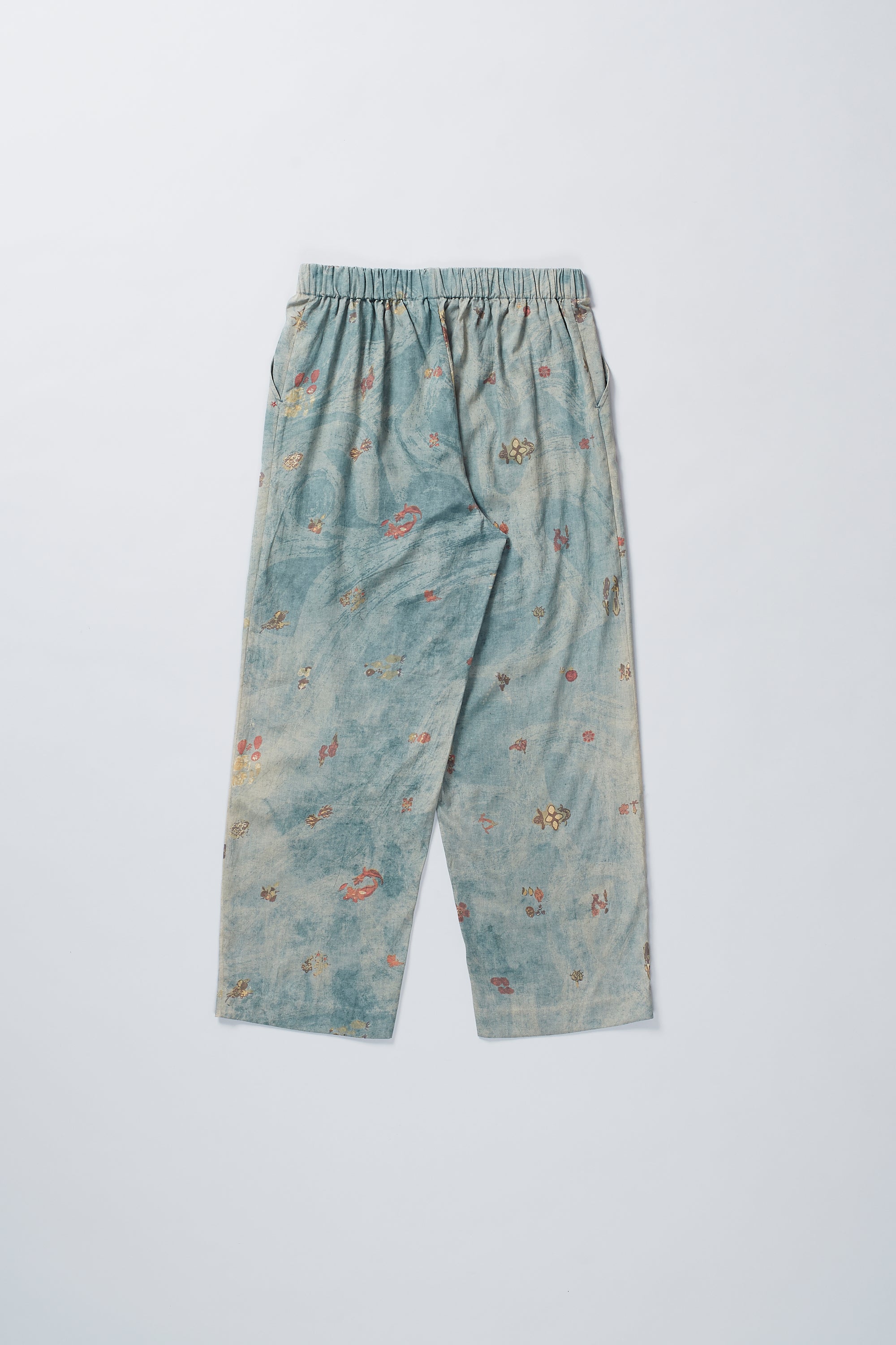 LEAF GREEN COTTON PANT