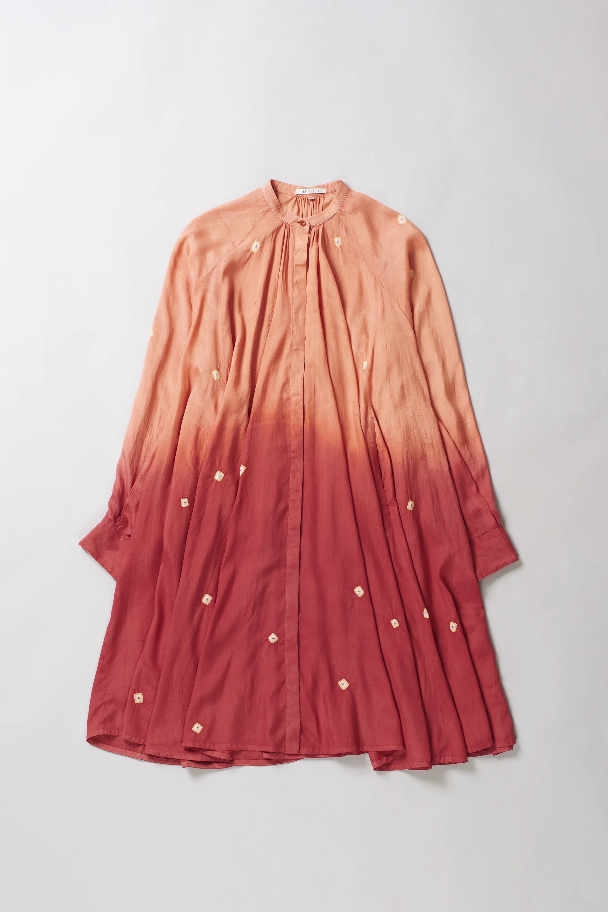 Hibiscus Multi Bandhani Silk Dress