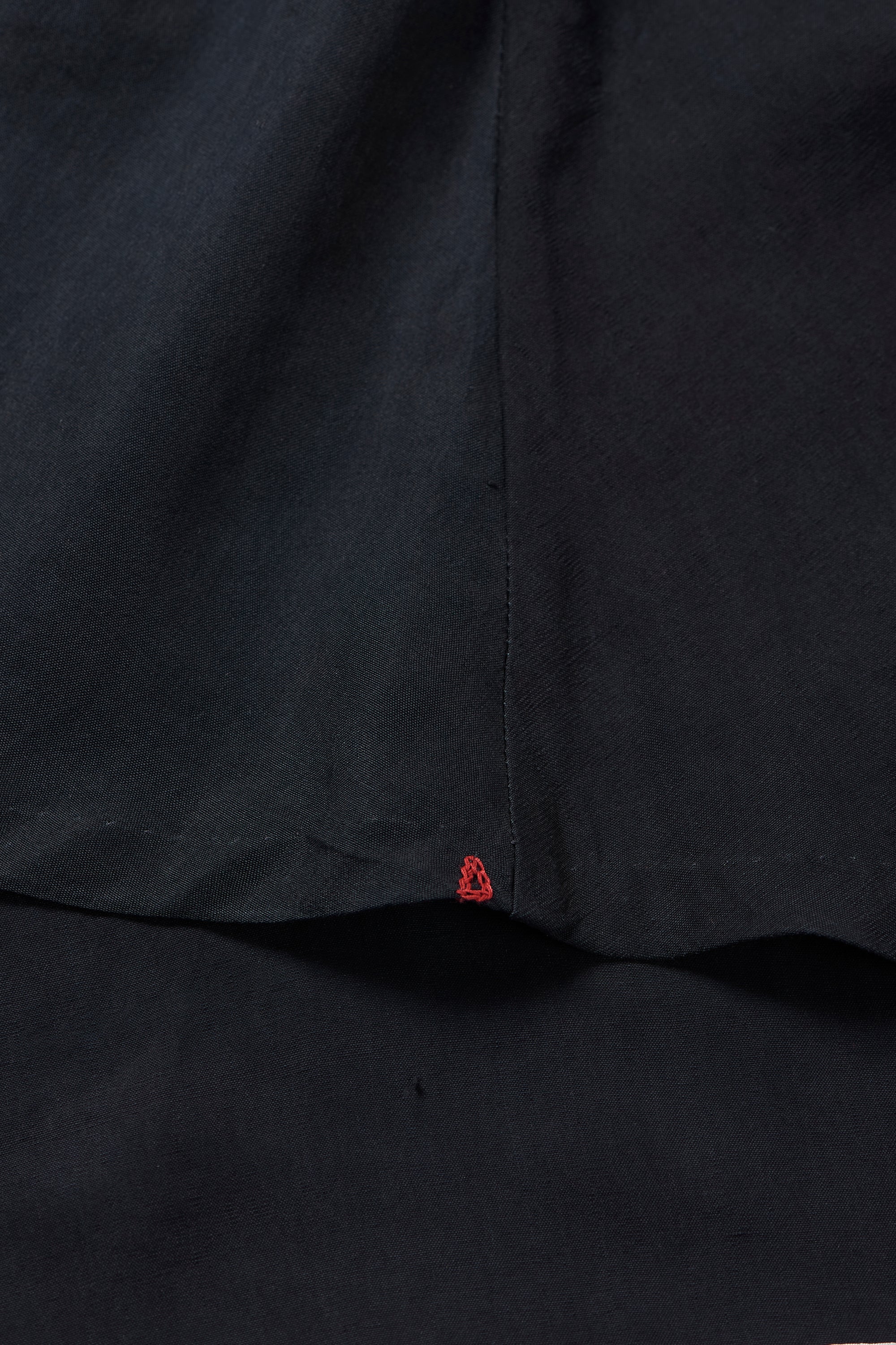 HAND EMBROIDERED SILK DRESS IN BLACK