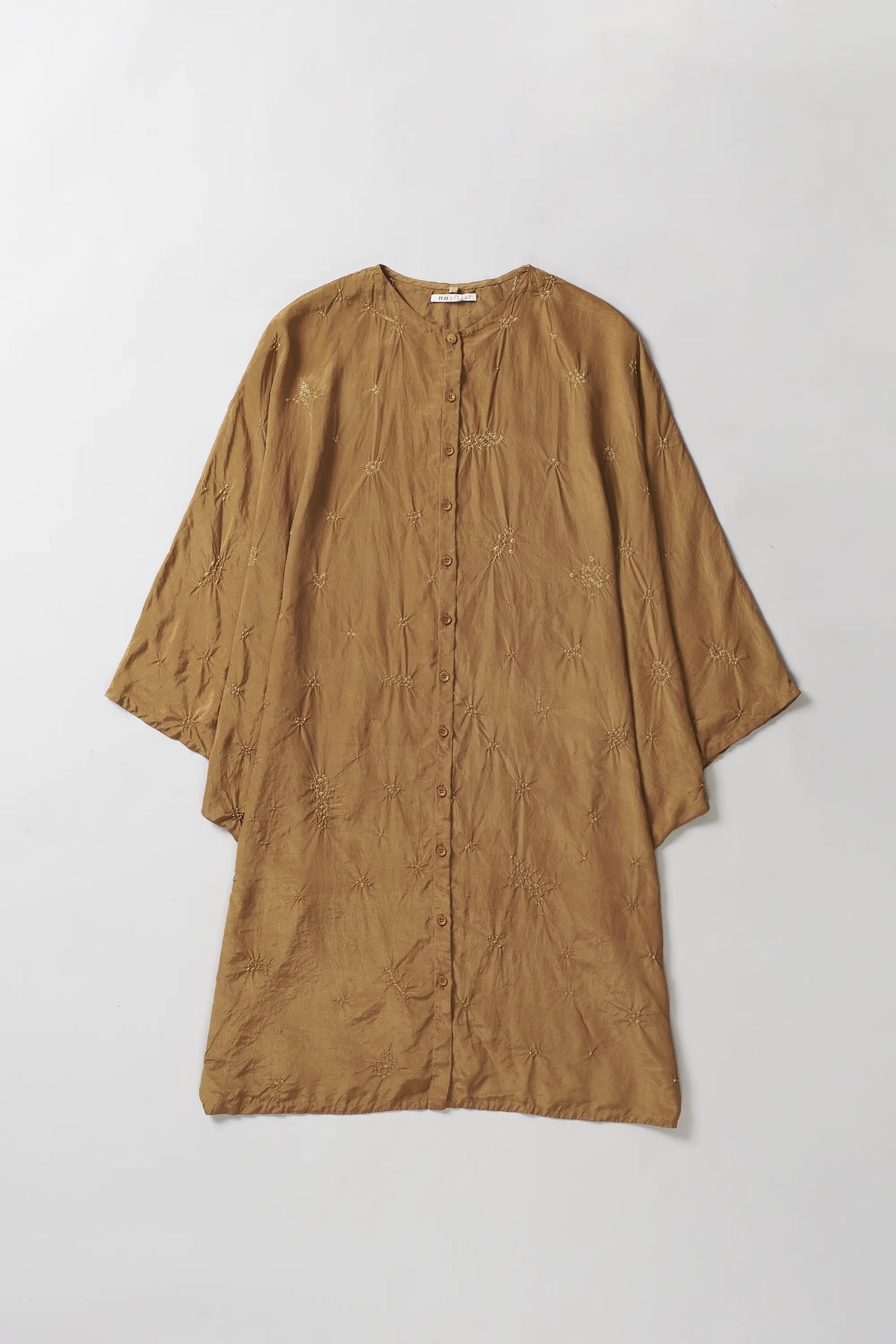 Filter Coffee Bandhani Silk Dress