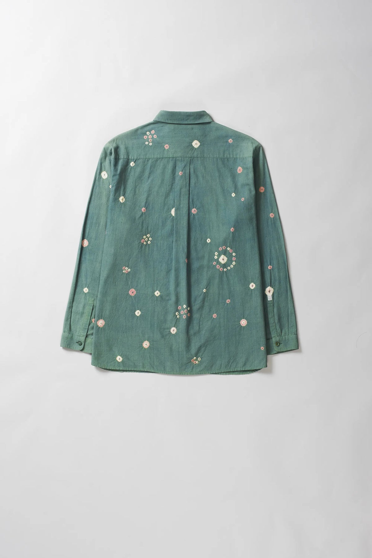 Leaf Green Bandhani Shirt