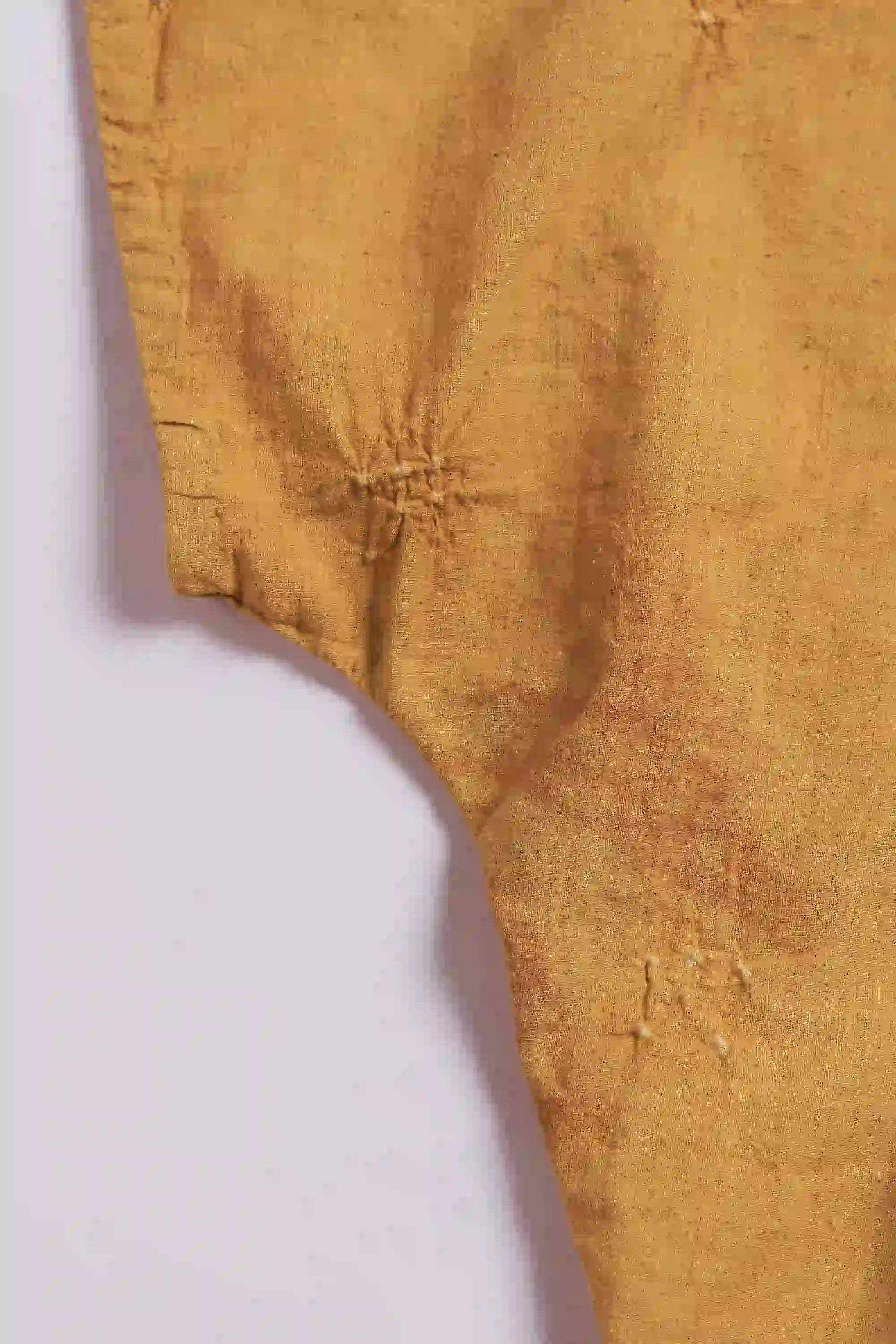 Mustard Yellow Cotton Bandhani Shirt