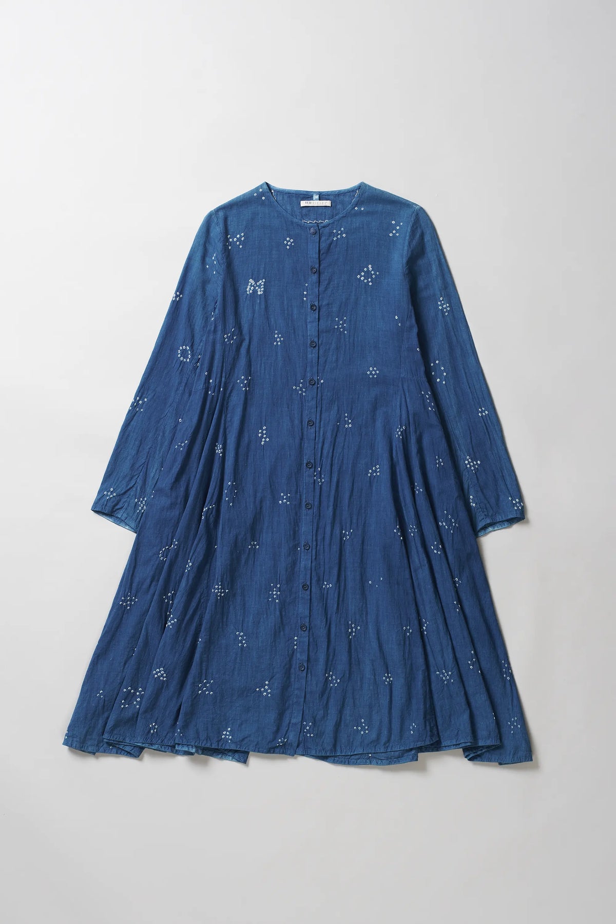 Medium Indigo Bandhani Dress