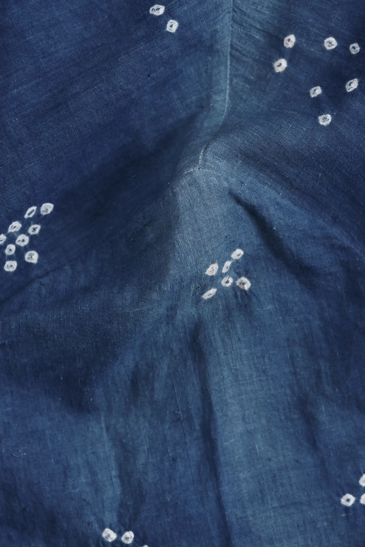 Medium Indigo Bandhani Dress