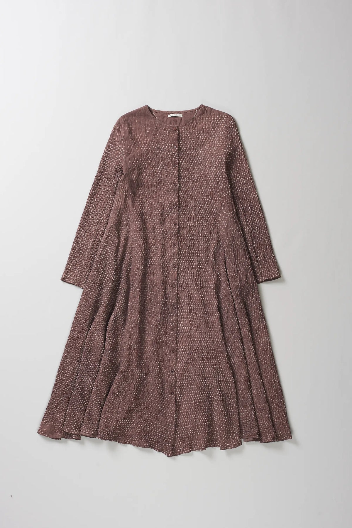 Old Rose Bandhani Cotton Women's Dress