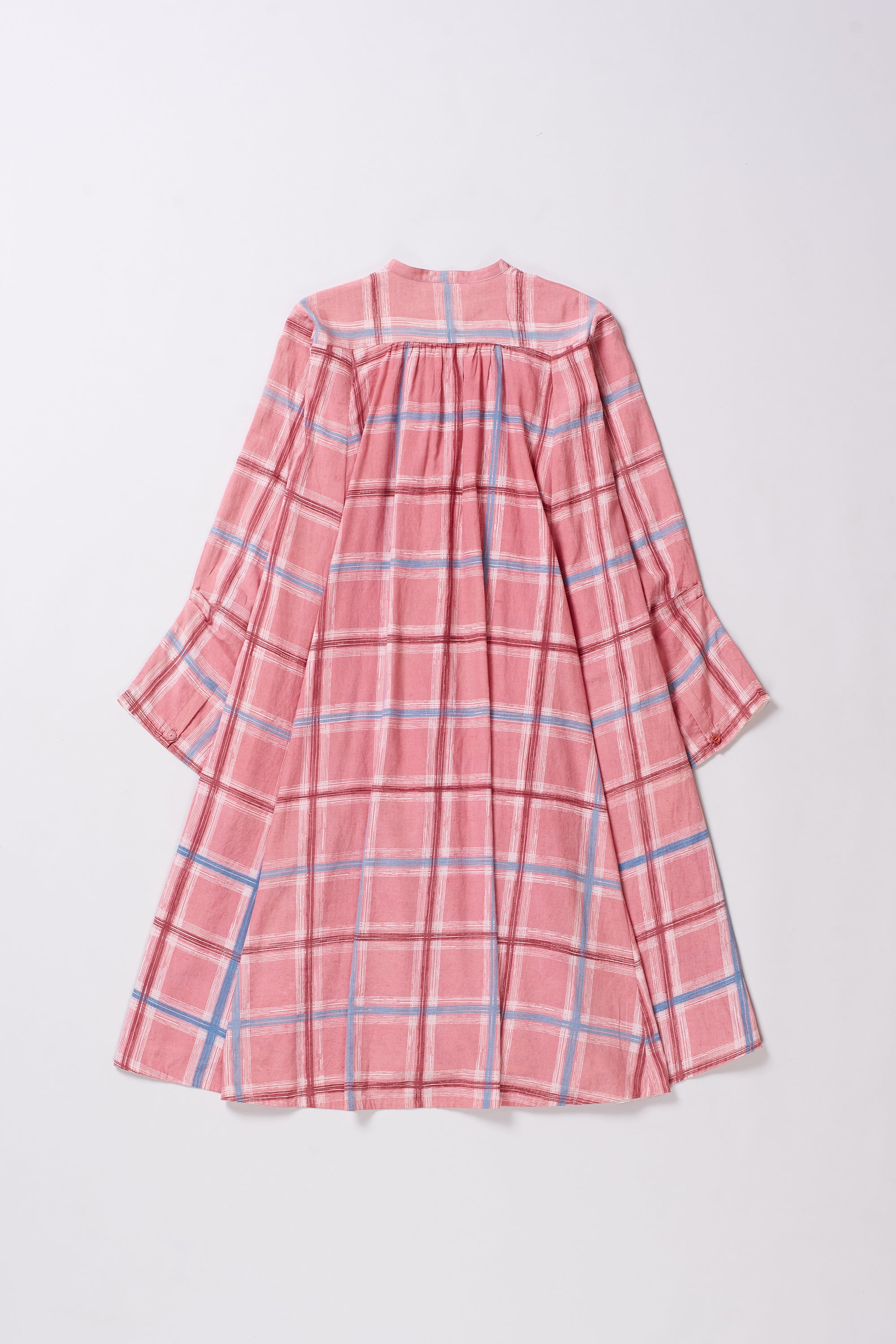 CHALK PINK  COTTON SILK BLEND  WOMEN DRESS