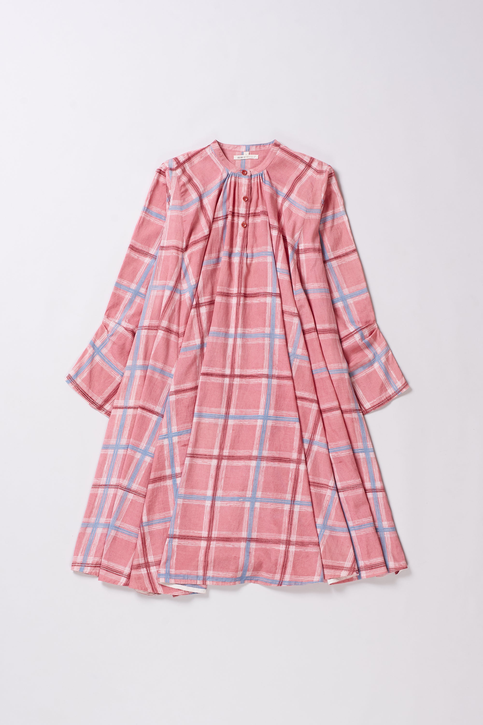 CHALK PINK  COTTON SILK BLEND  WOMEN DRESS