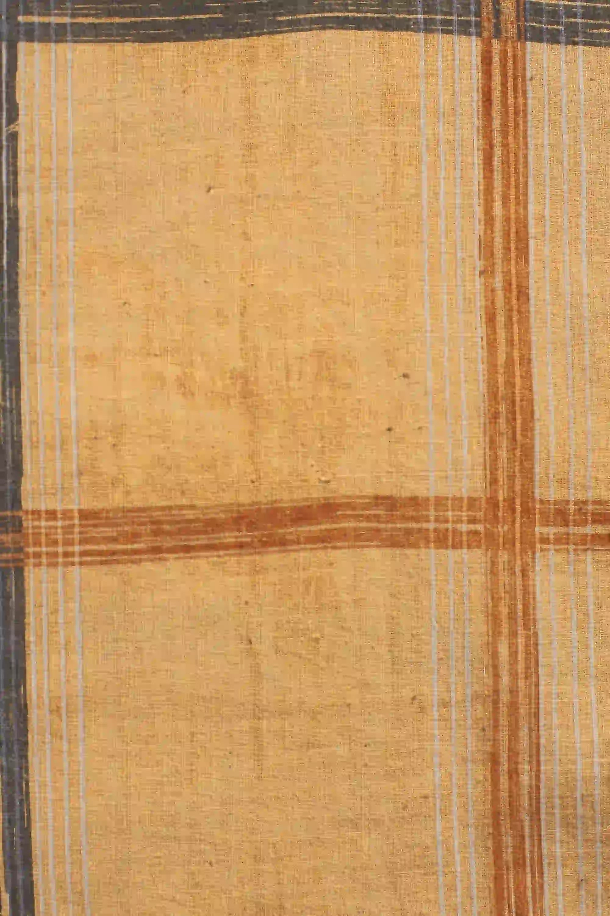 Screen Printed Check Dress