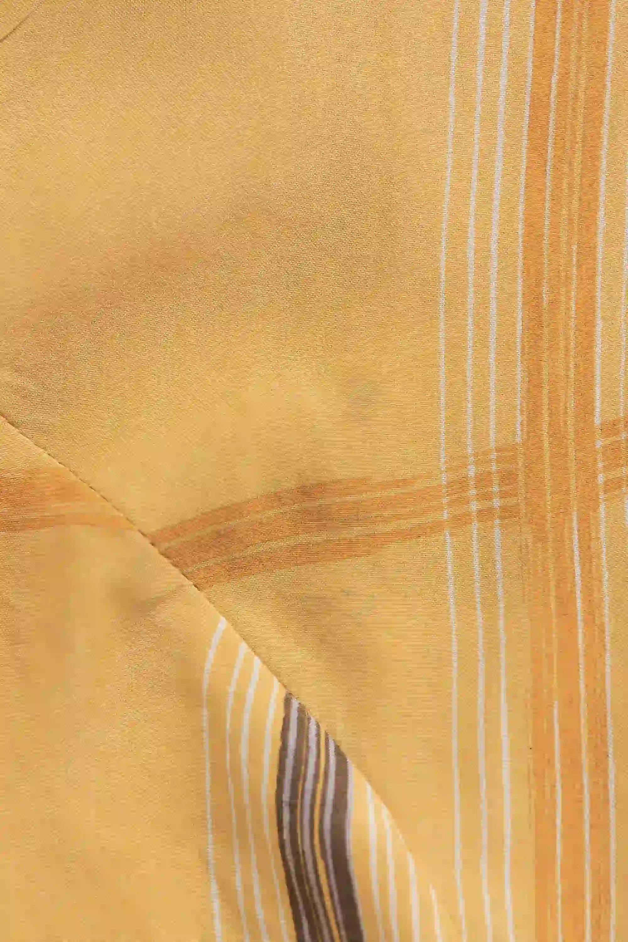 Mustard Yellow Checked Dress