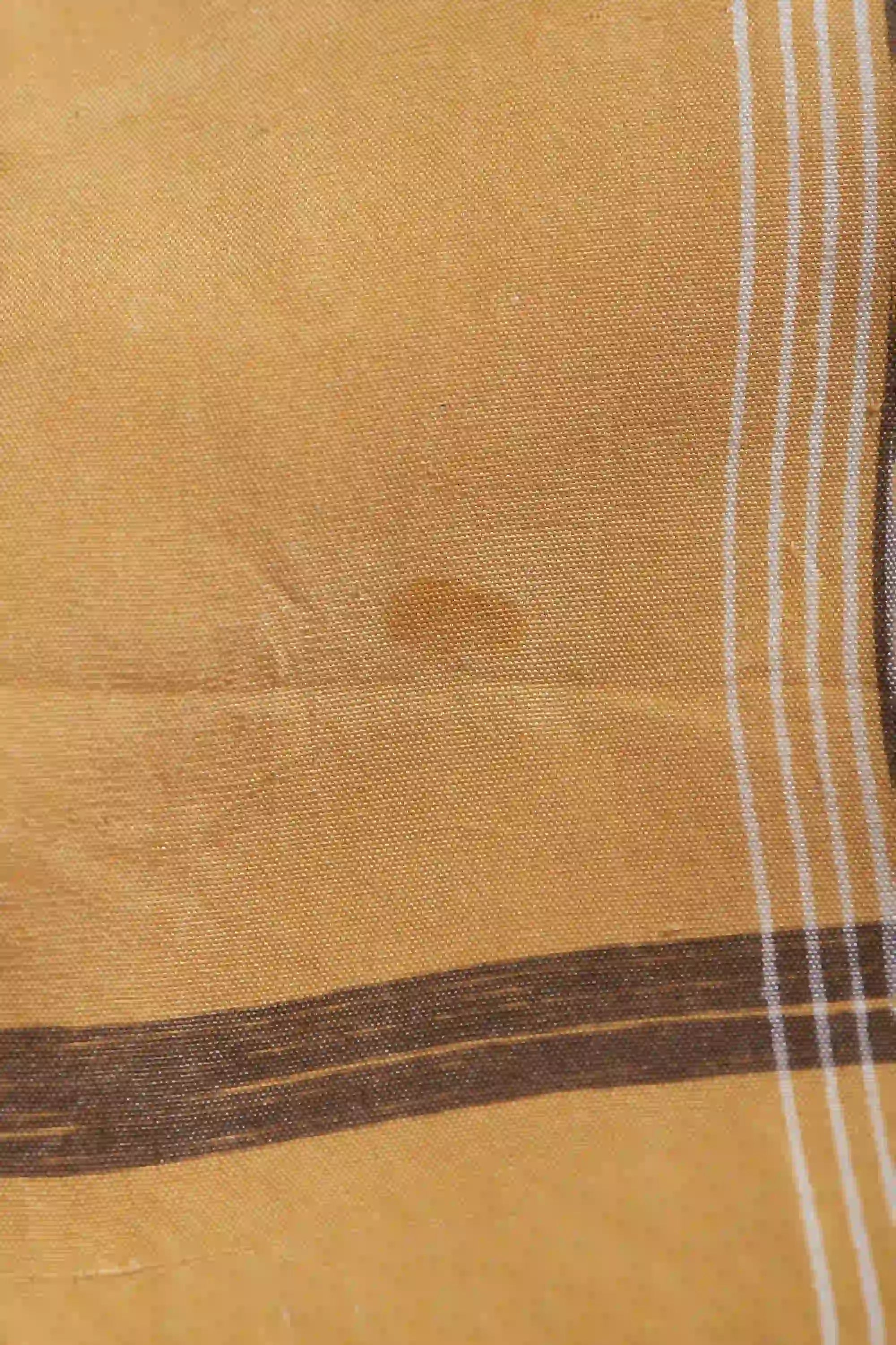 Mustard Yellow Checked Drawstring Unisex Pant