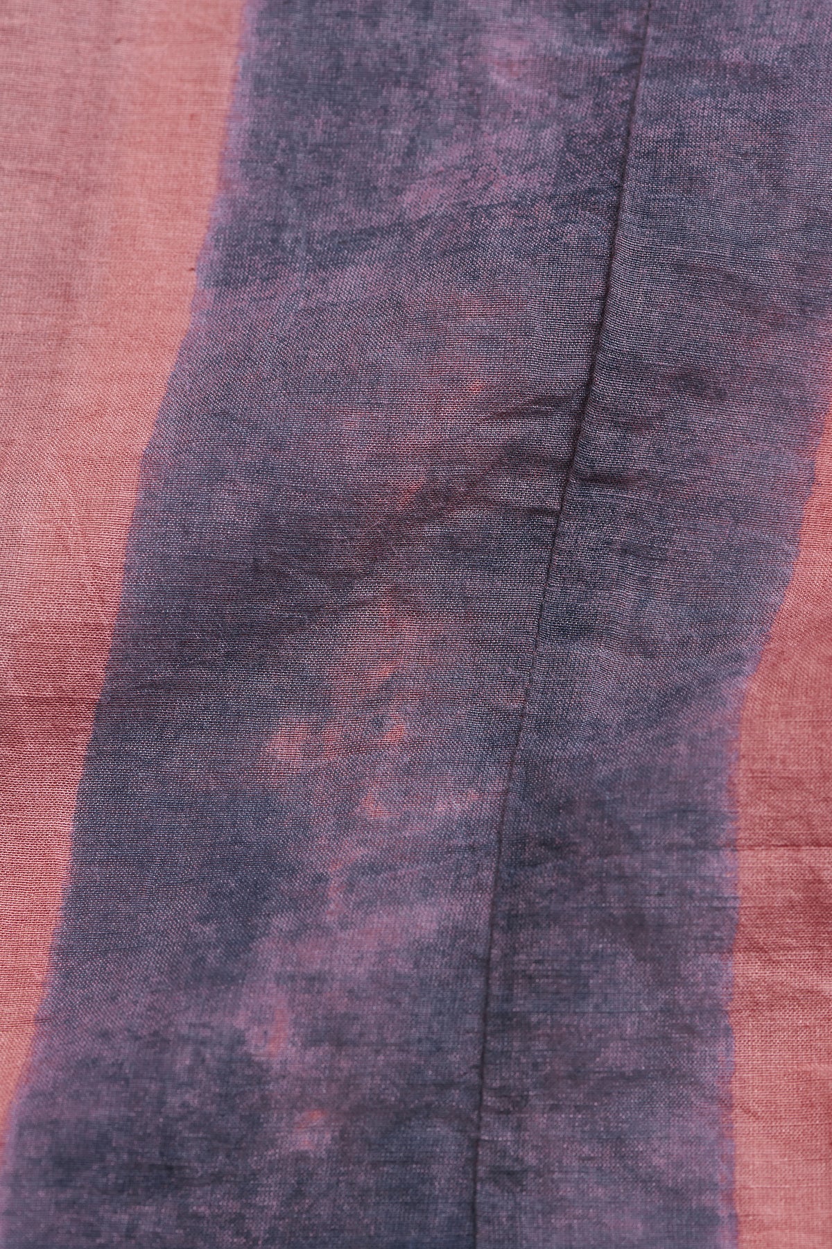 CHALK PINK SHIBORI BLOCK PRINT COTTON SILK BLEND WOMEN DRESS