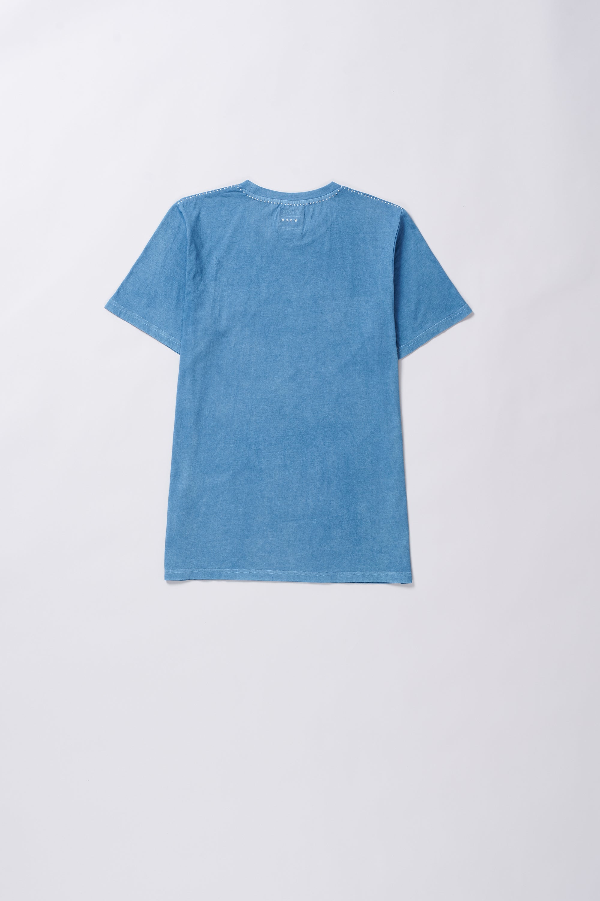 LIGHT INDIGO COTTON T-SHIRT